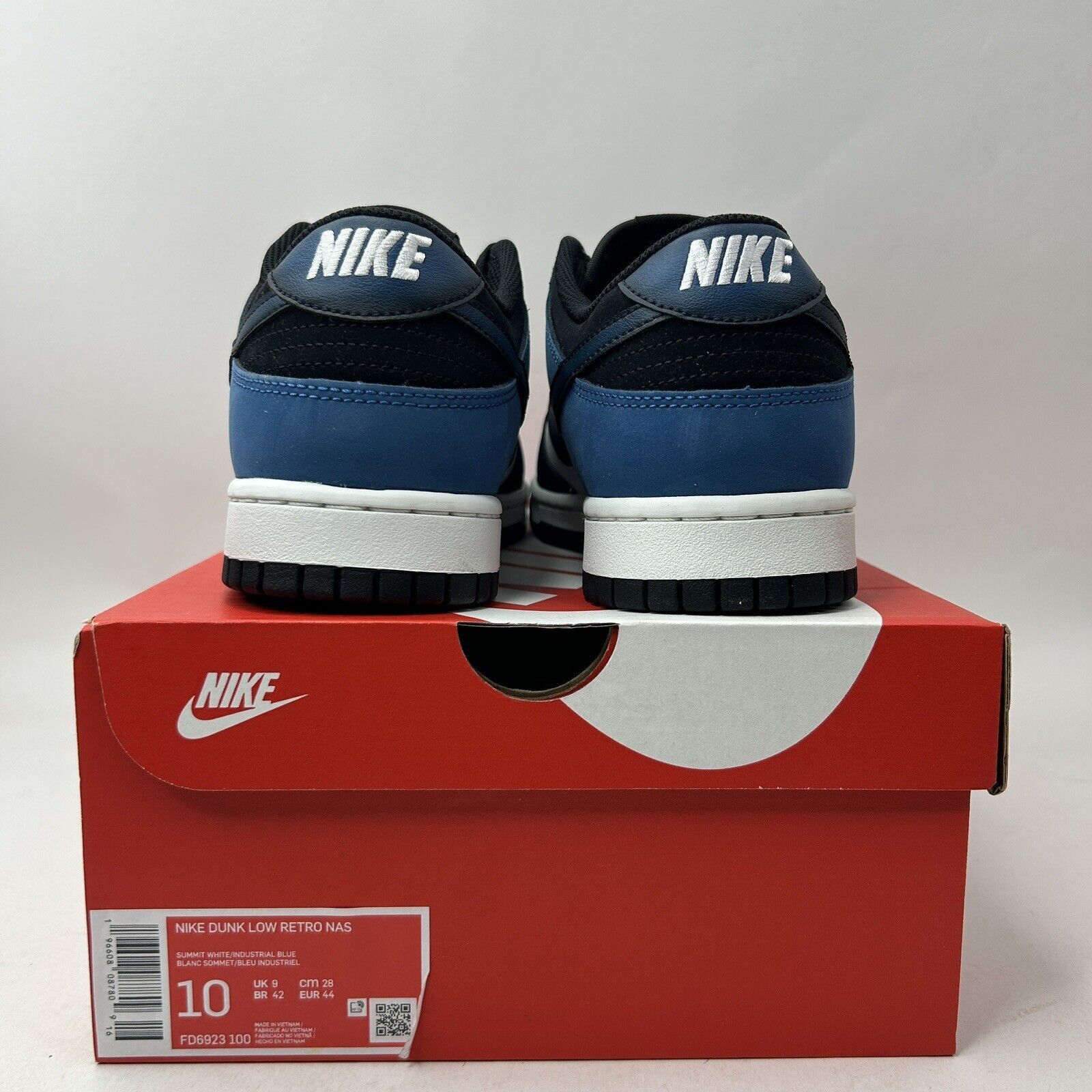 Nike Nike Dunk Low Retro NAS “Industrial Blue” 2023 Size US 10 / EU 43 - 4 Thumbnail
