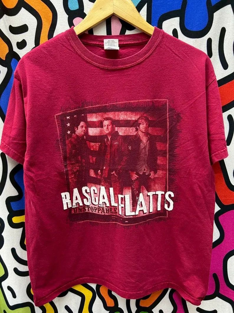 Vintage Vintage 2000s Rascal Flatts Band tshirt size M Size US M / EU 48-50 / 2 - 2 Thumbnail