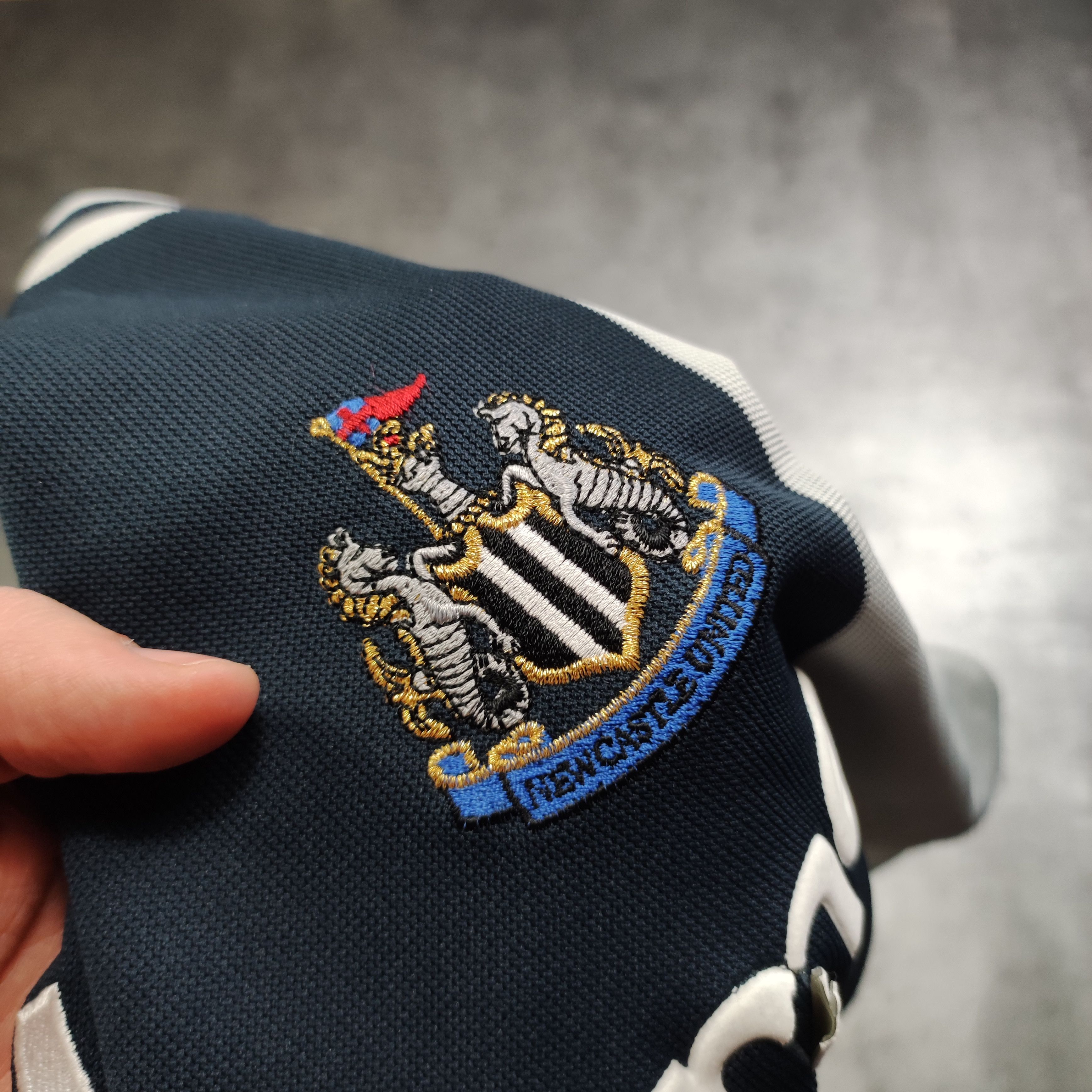 Vintage RARE Football Soccer Adidas x Newcastle United Away Jersey Size US L / EU 52-54 / 3 - 6 Thumbnail