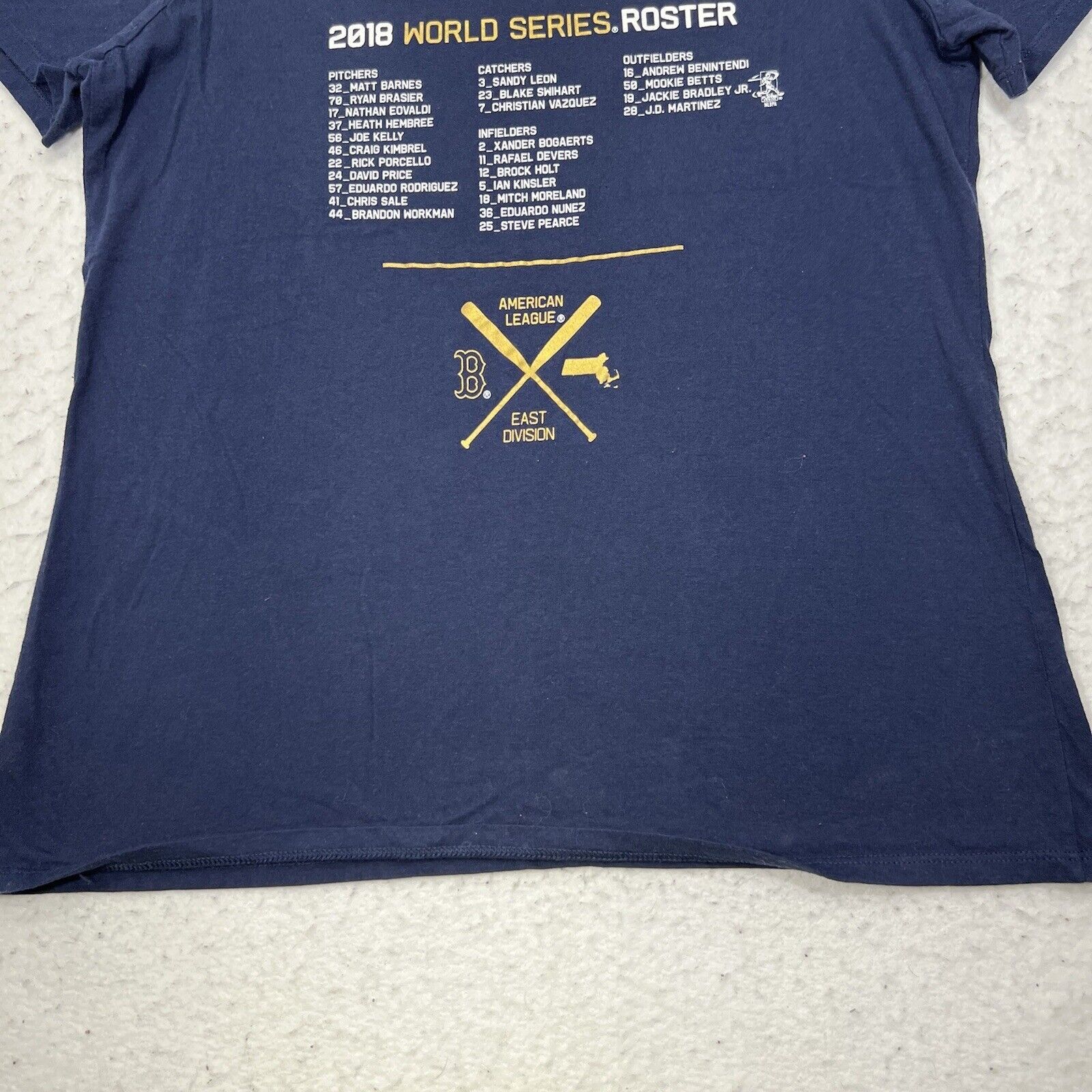 Nike Nike Boston Red Sox Athletic Cut World Series Graphic Tee Size M / US 6-8 / IT 42-44 - 12 Thumbnail