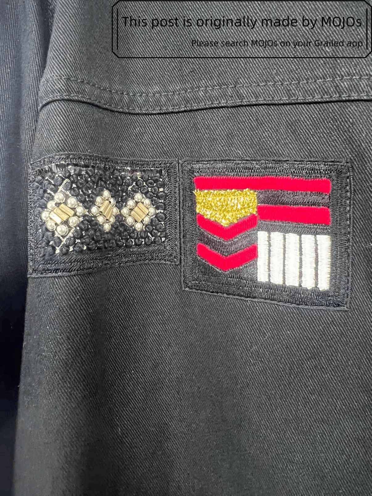 Saint Laurent Paris Sz 50 Saint Laurent Paris 19SS Patches Military Jacket mojos Size US M / EU 48-50 / 2 - 3 Thumbnail