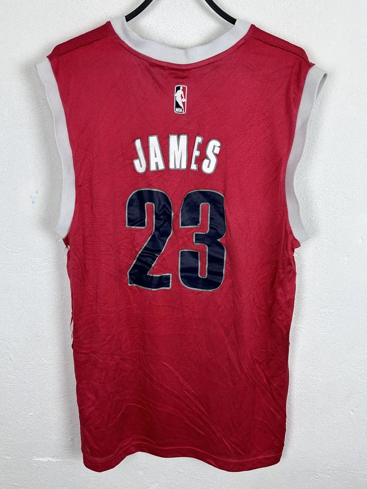 Adidas 00s Vintage Adidas x Cleveland Cavaliers #23 James Jersey Size US L / EU 52-54 / 3 - 5 Thumbnail