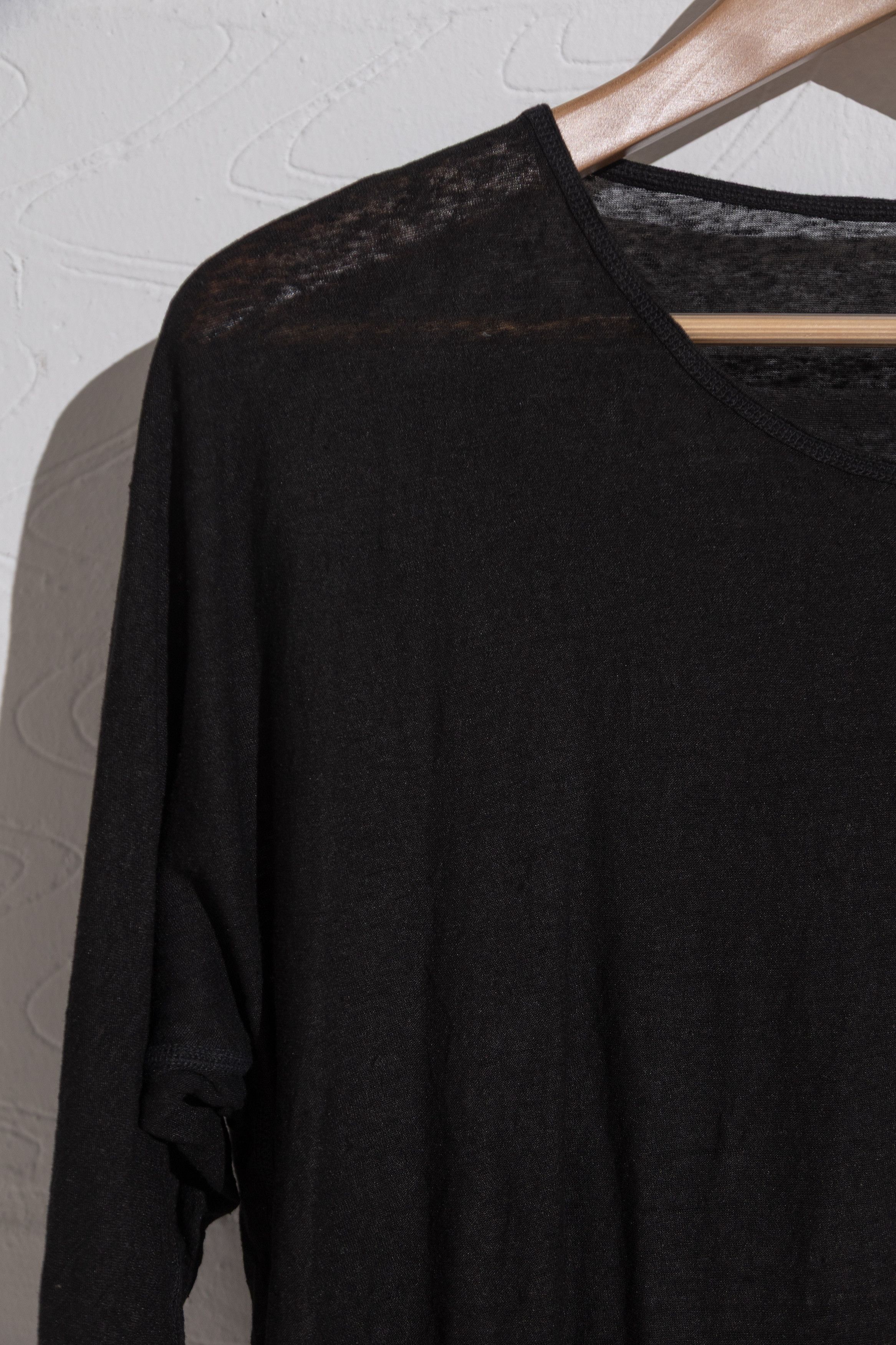 Boris Bidjan Saberi Sheer Asymmetric Long T-Shirt Size US S / EU 44-46 / 1 - 3 Thumbnail