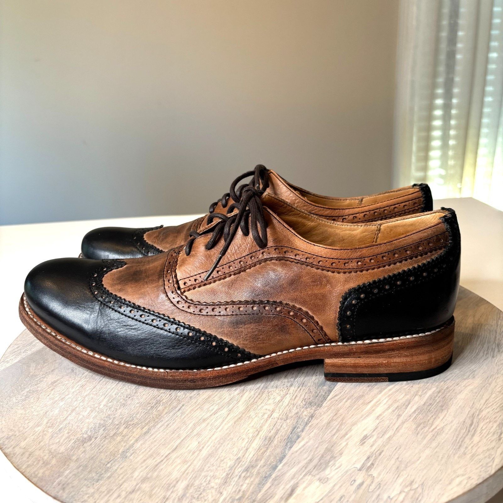 Bed Stu Bed Stu Cobbler Series Wingtip Oxford Shoes Men’s Size 11 Size US 11 / EU 44 - 2 Thumbnail
