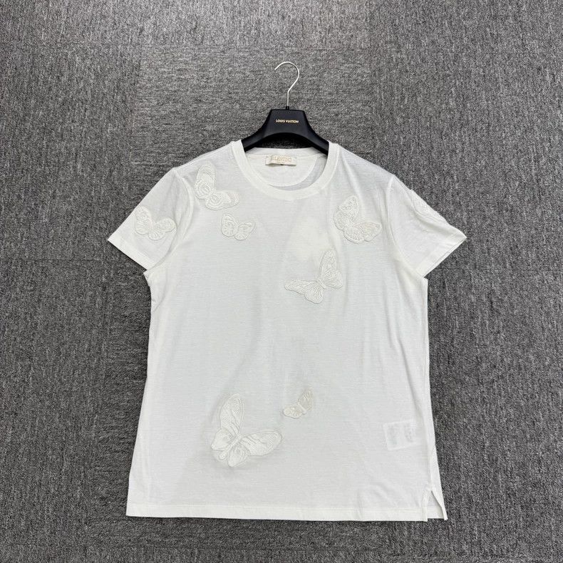 Valentino Valentino Beaded Butterfly Short Sleeve Top-yf Size US M / EU 48-50 / 2 - 1 Thumbnail