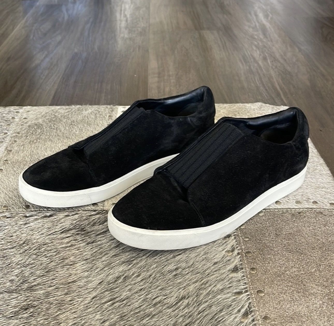 Vince Vince Suede Slip-On Sneakers slides in Black Size US 9.5 / IT 39.5 - 1 Thumbnail