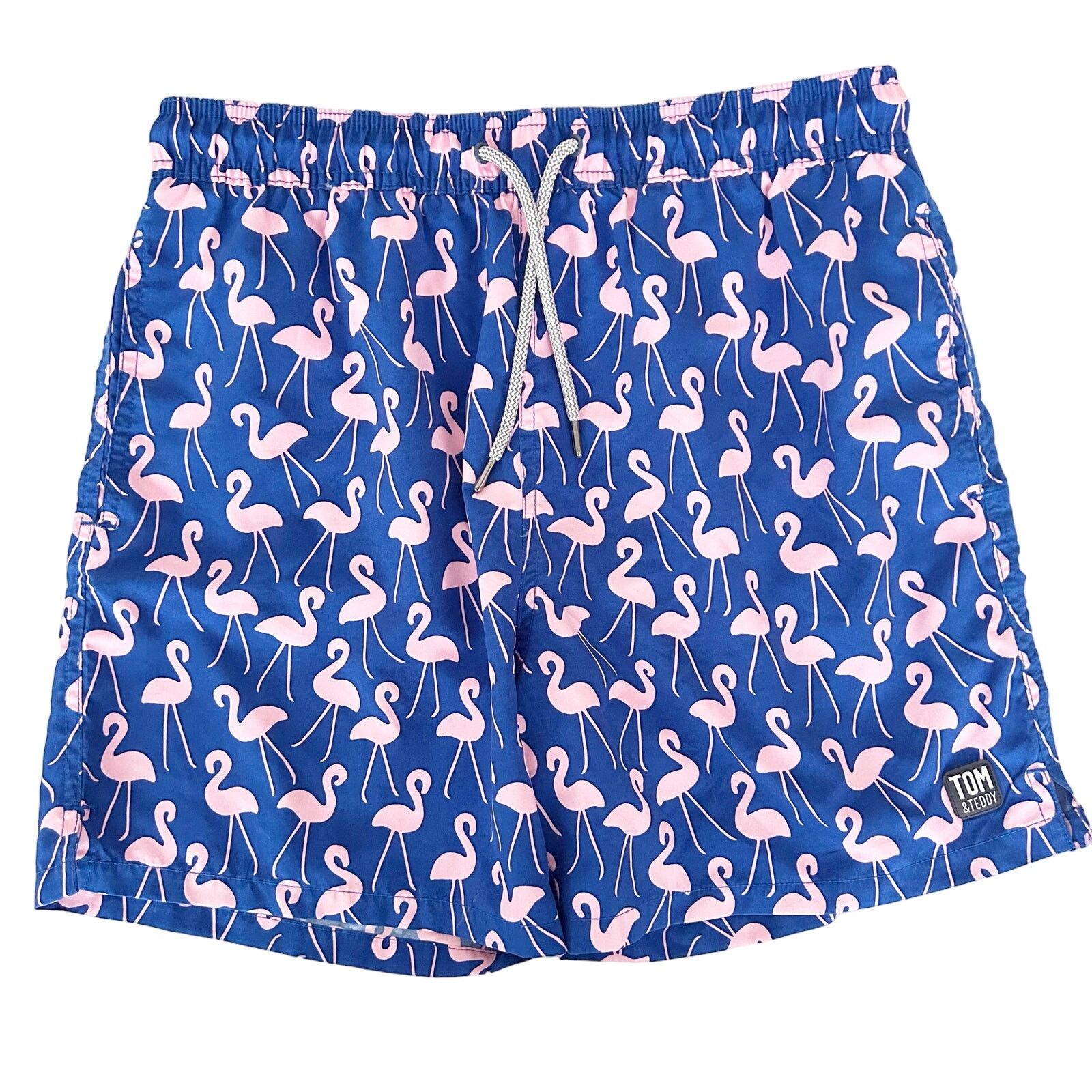 Other Tom & Teddy Blue Pink Flamingo Bathing Suit Sz M Size US 30 / EU 46 - 1 Thumbnail