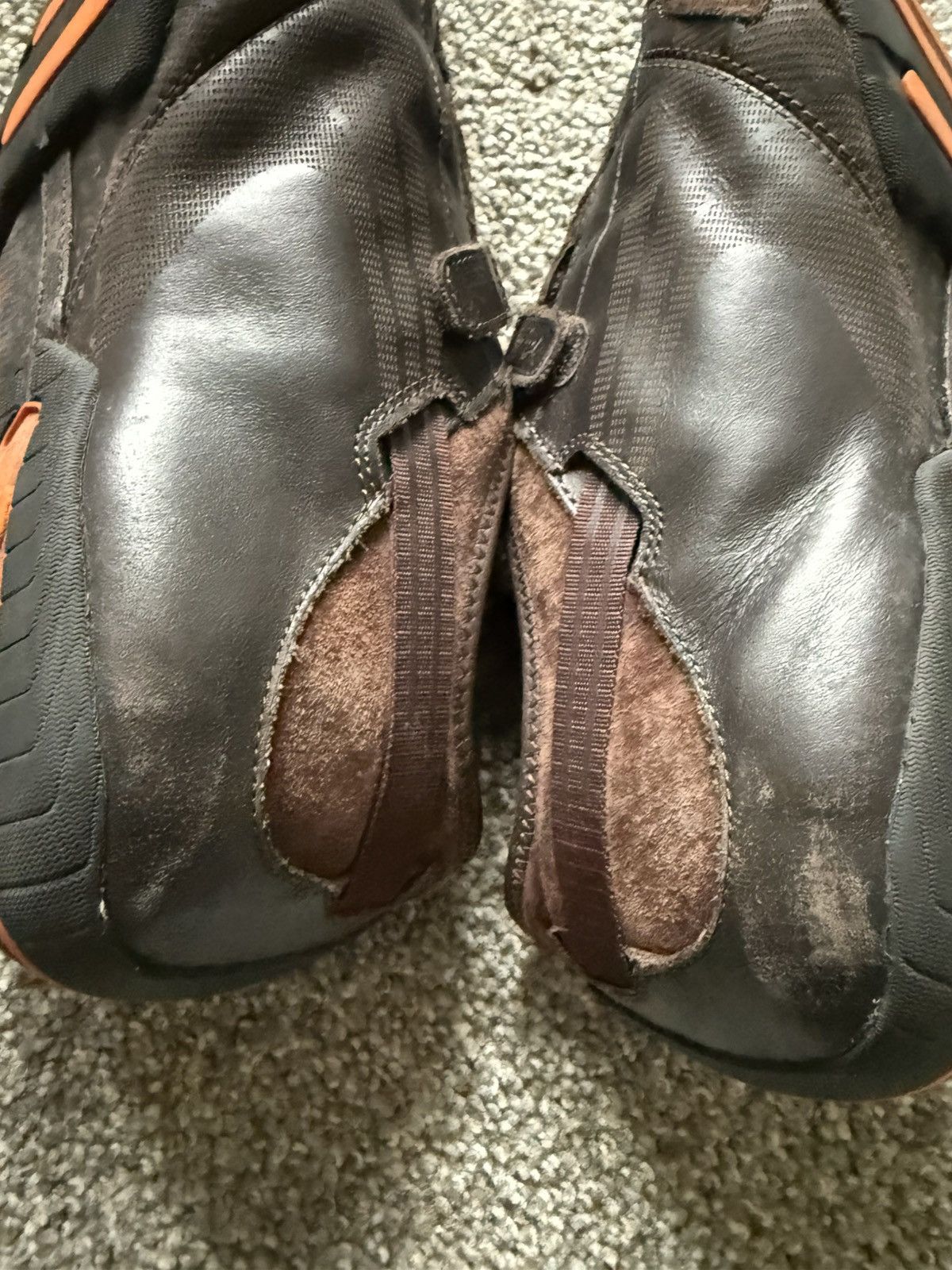 Puma Puma Leather Driving Shoes Brown Slip-On Loafers Size US 11.5 / EU 44-45 - 5 Thumbnail