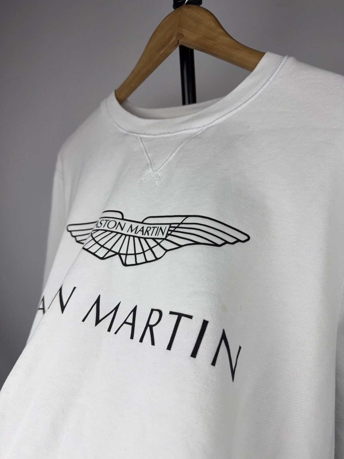 Hackett Racing Aston Martin AMR Hackett London White Sweatshirt Size US L / EU 52-54 / 3 - 10 Thumbnail