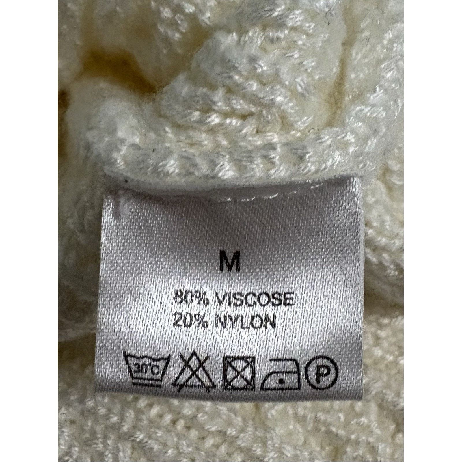 The Unbranded Brand Women’s Medium Slim Fit Off-White Turtleneck Long Sweater Size M / US 6-8 / IT 42-44 - 3 Thumbnail