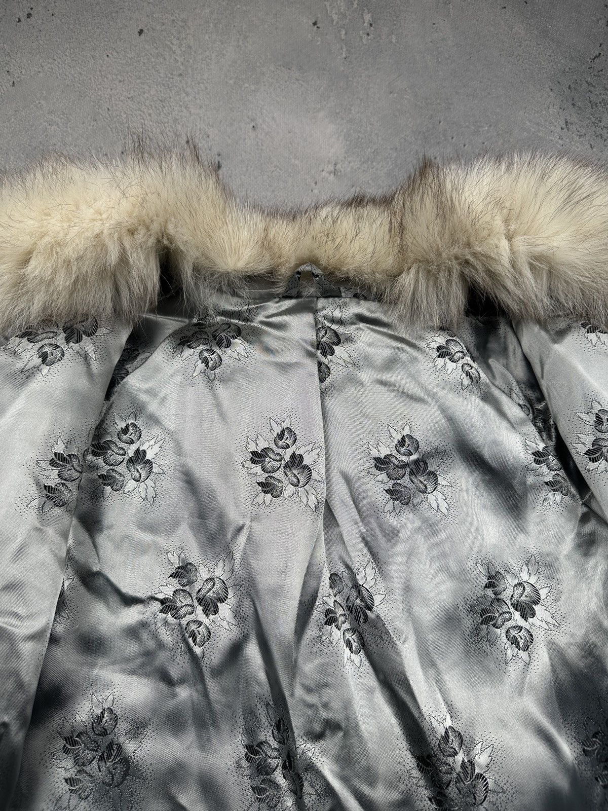 Sagafurs Vintage Saga Fox Real Fur Coat Ivory Grey Luxury Jacket 80s Size S / US 4 / IT 40 - 15 Thumbnail