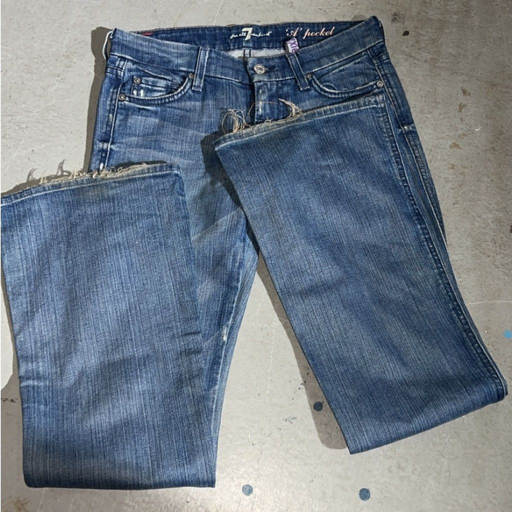 7 For All Mankind 7 for all mankind Women's Blue Jeans Size 25" / US 0 / IT 36 - 1 Thumbnail