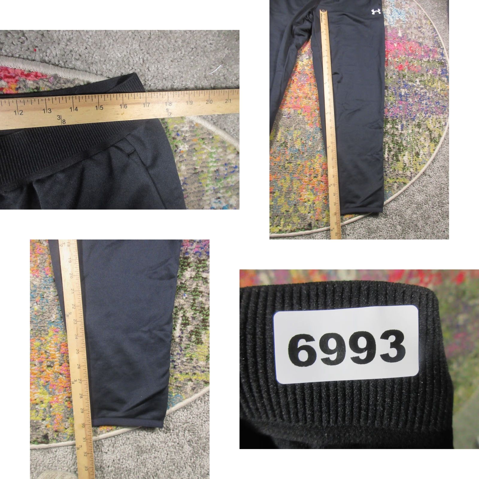 Under Armour Under Armour Golf Pants Men 38x30 Black Stretch Waist Relaxed Straight Casual Pants Mens Size US 38 / EU 54 - 8 Thumbnail