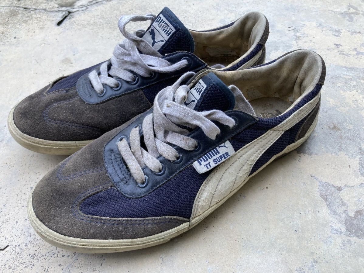 Puma × Vintage Vintage Puma TT Super Low Sneakers Shoe Size US 8.5 / EU 41-42 - 1 Thumbnail