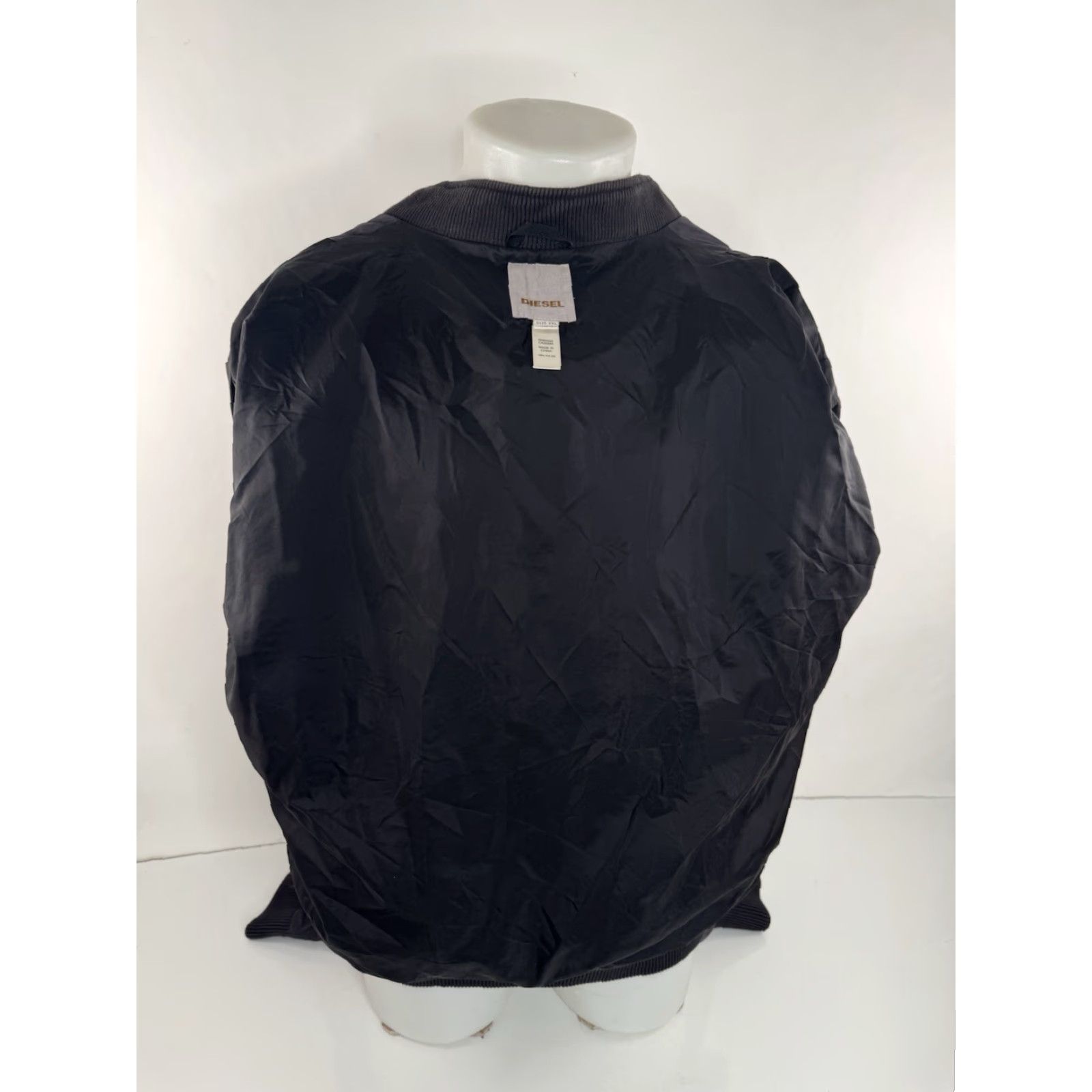 Diesel DIESEL Jacket Straps Parachute Military Moto Bomber Lightweight Mens 2XL Gray Nylon Strap Size US XXL / EU 58 / 5 - 4 Thumbnail