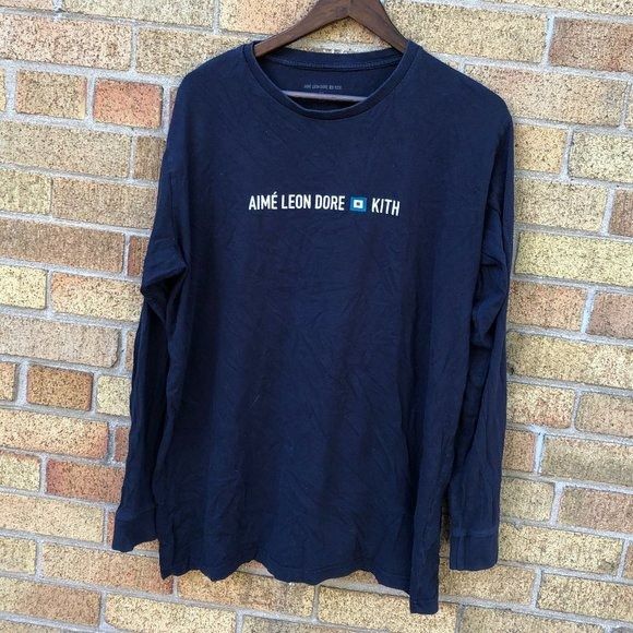 Aime Leon Dore X Kith Big Logo Shirt XXL