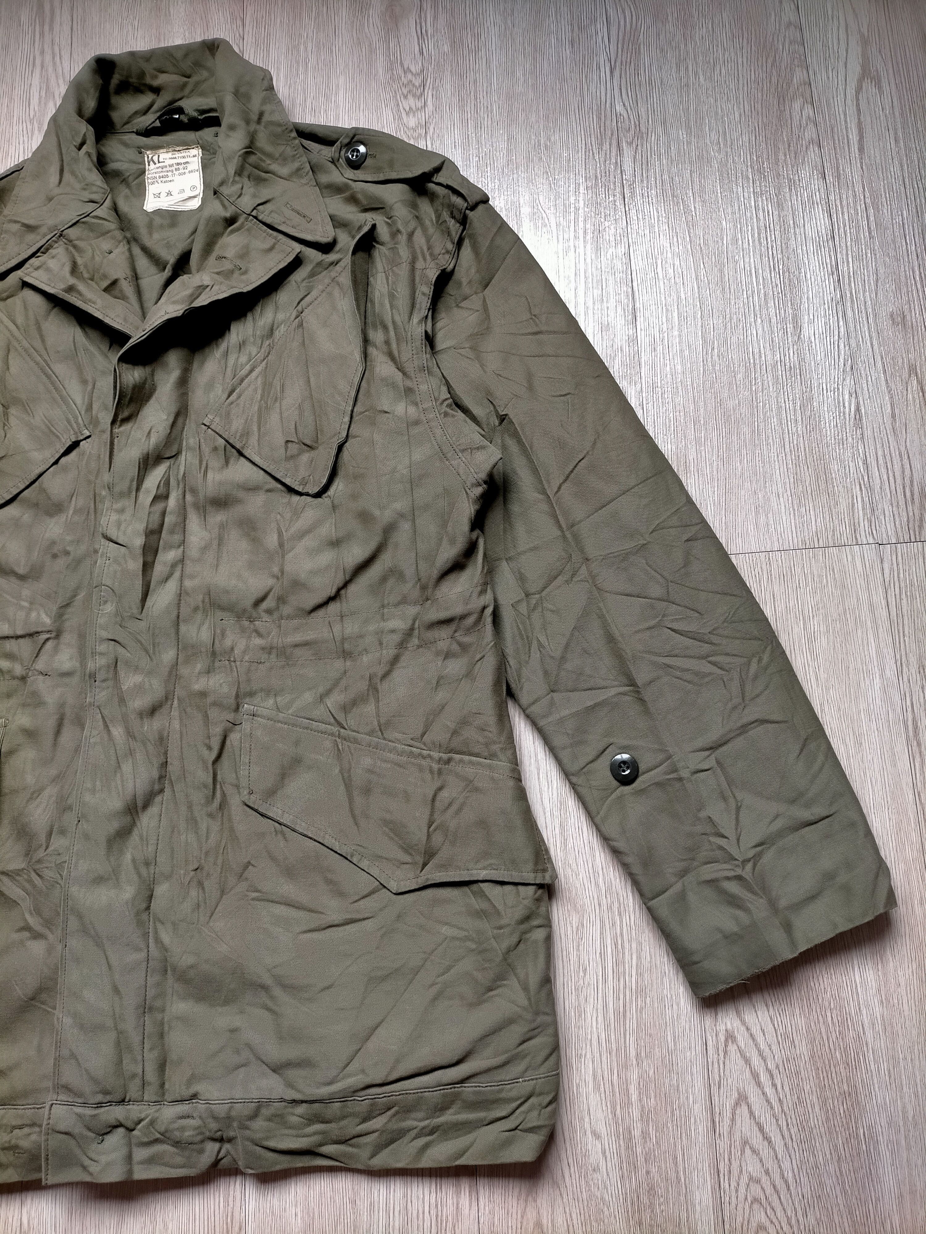 Army Of Me Vtg 80s KL Senyntex Military Army Olive Green Winter Jacket Size US L / EU 52-54 / 3 - 4 Thumbnail