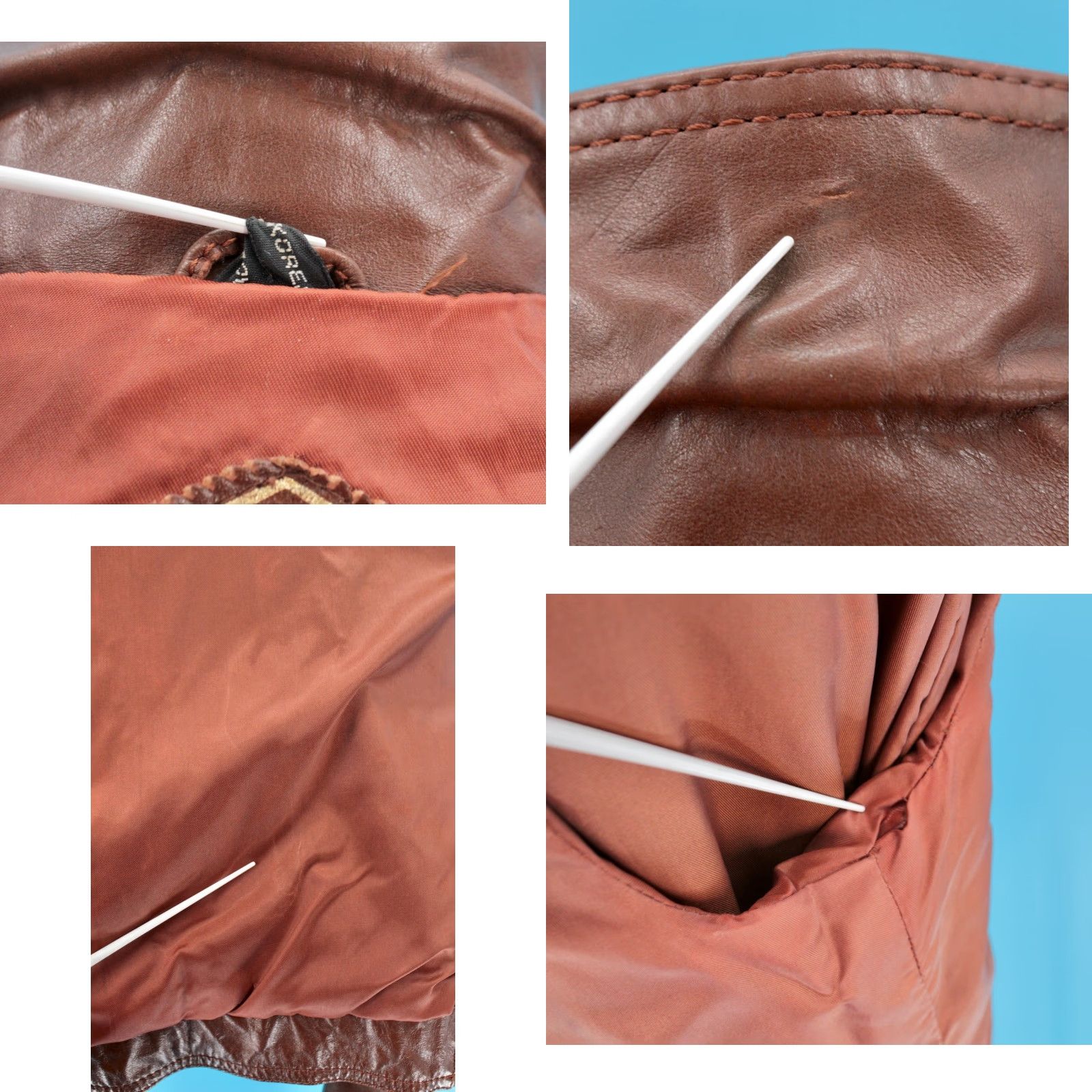 Vintage VINTAGE Richman Jacket 70s Leather Mens Sz 44 Brown 1970s Disco Western Size US S / EU 44-46 / 1 - 9 Thumbnail