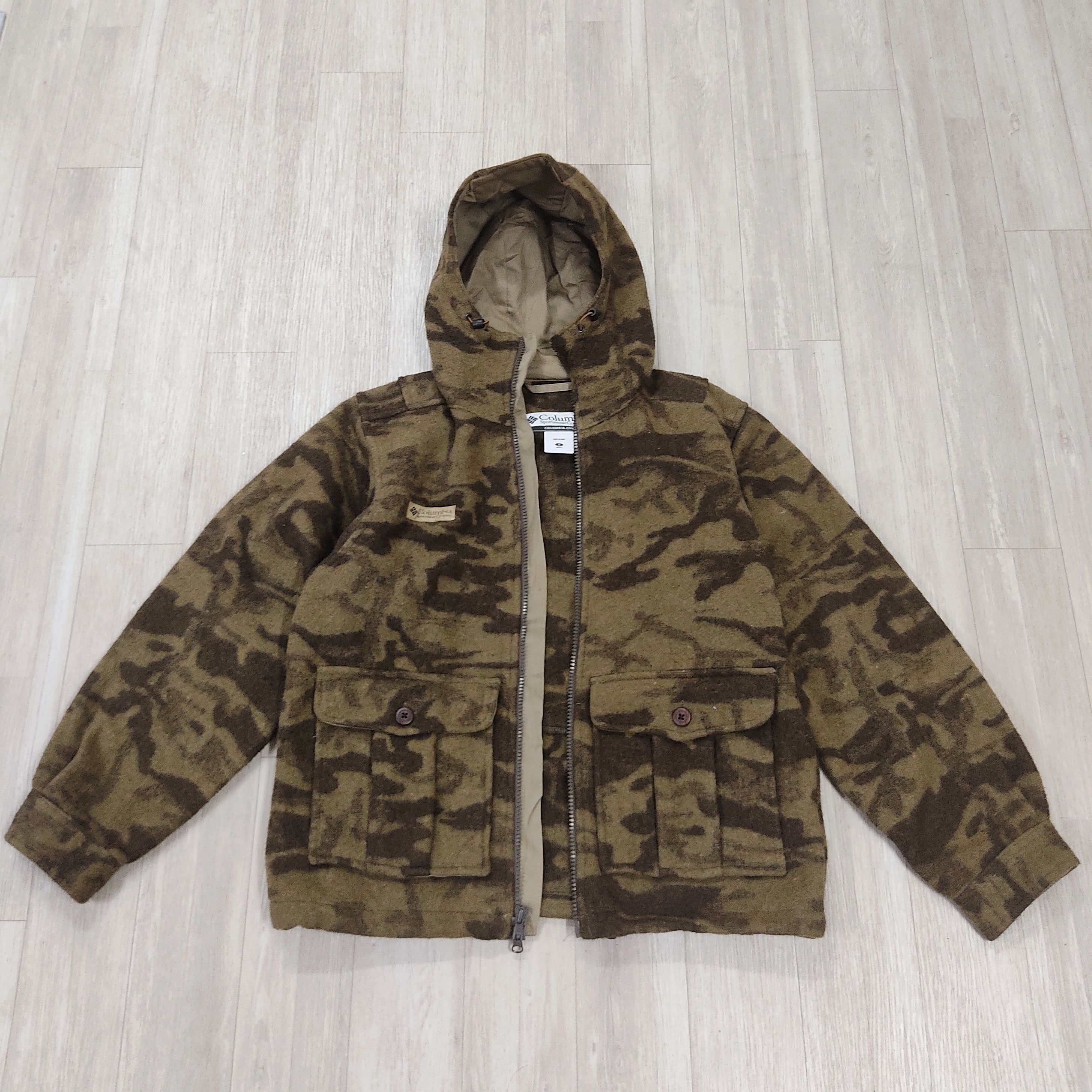 Columbia Vintage Columbia Gallatin Wool Camo Hunting Jacket Size US M / EU 48-50 / 2 - 5 Thumbnail