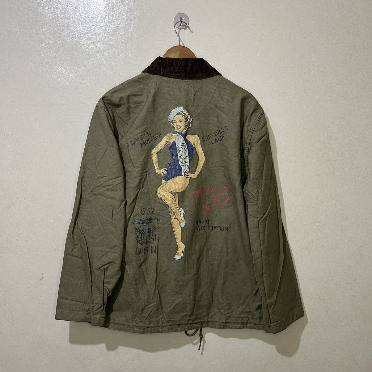 TOYS McCOY Toys McCoy N1 Civilian Marilyn Monroe 'MISS N. A. S' Jacket Size US L / EU 52-54 / 3 - 18 Thumbnail