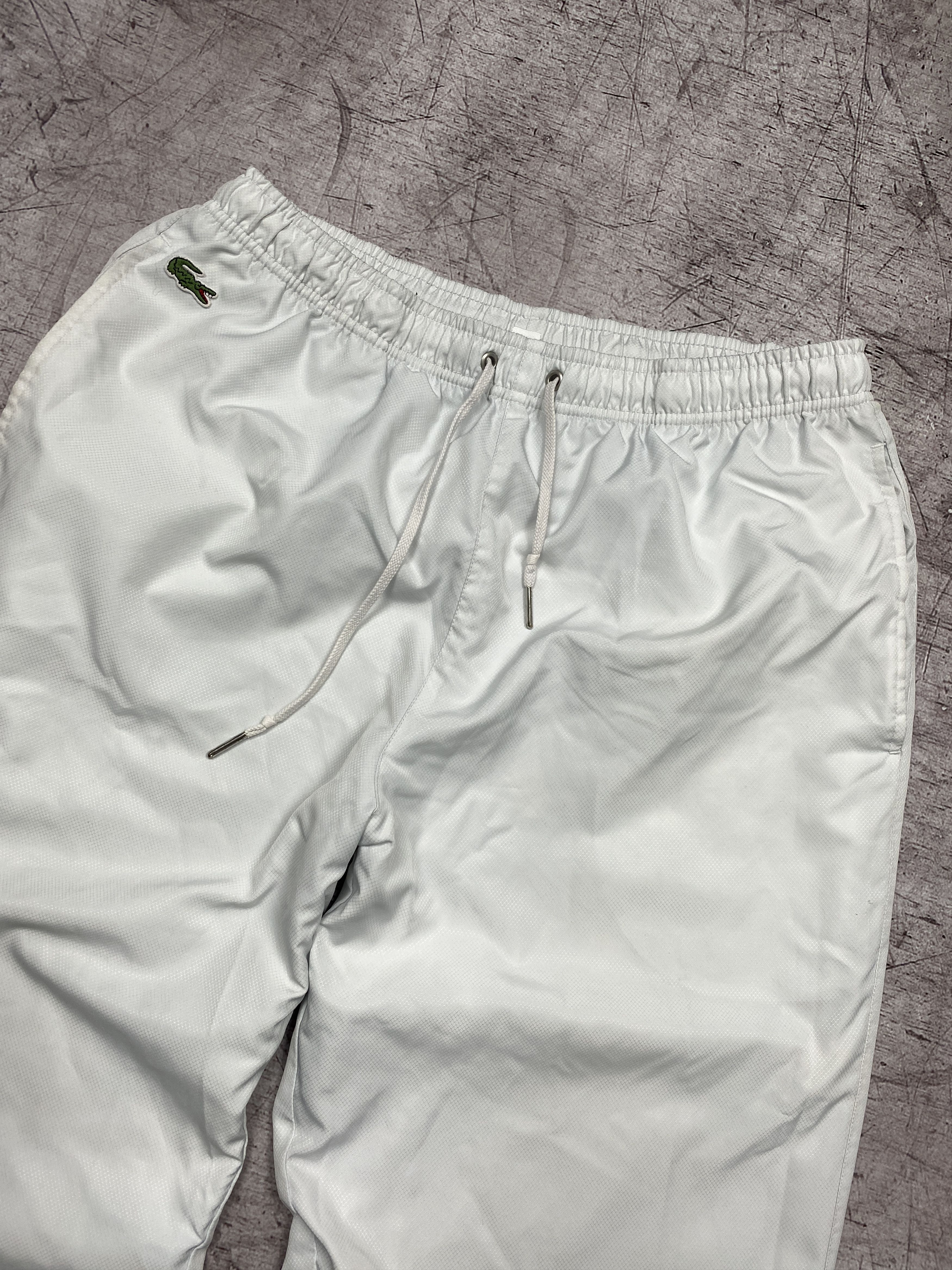 Lacoste × Vintage Lacoste Vintage Mens Nylon Track Pants y2k Size US 34 / EU 50 - 2 Thumbnail