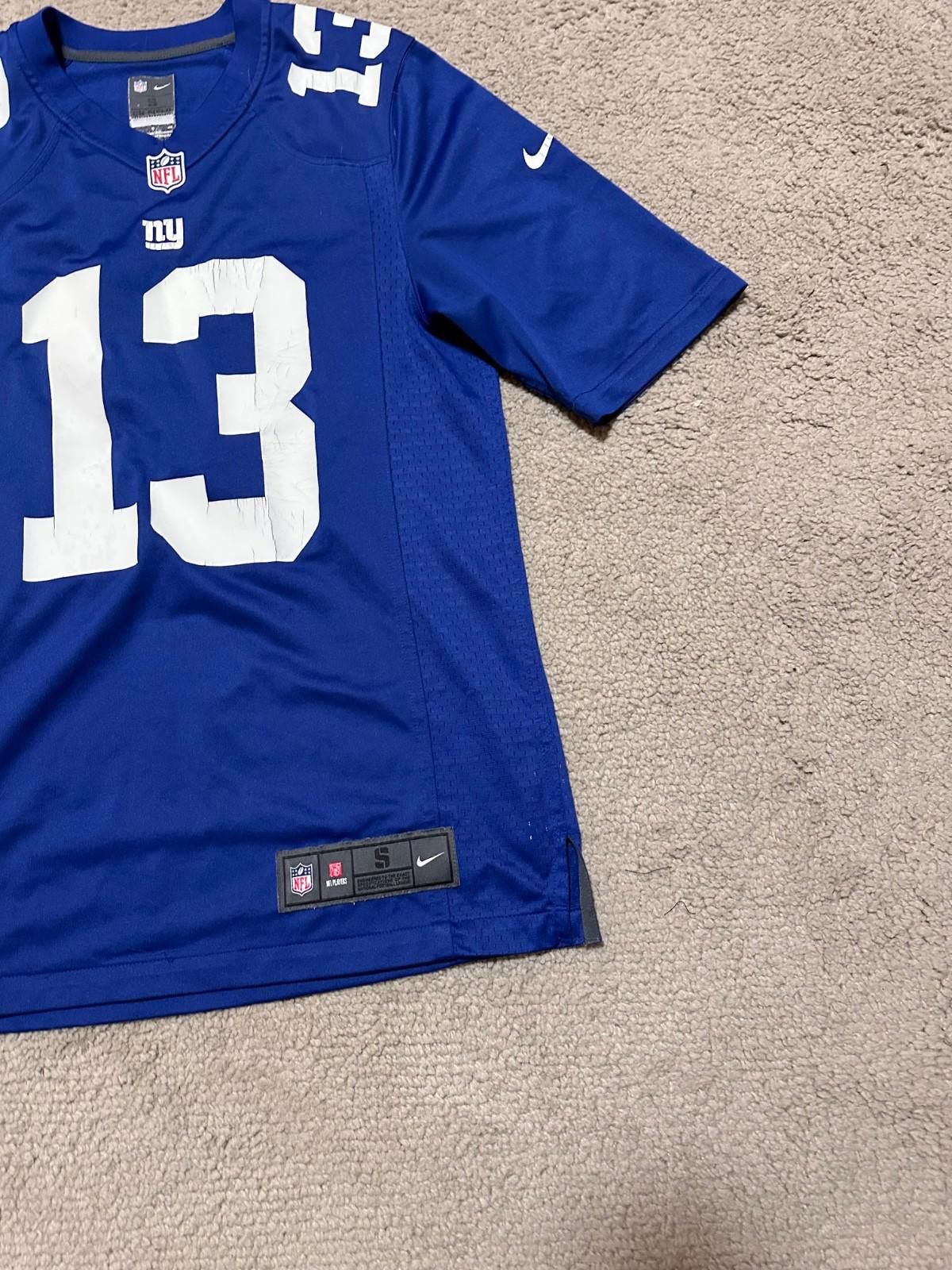 Nike Odell Beckham Jr #13 NY Giants Jersey S Nike NFL On Field Size US S / EU 44-46 / 1 - 2 Thumbnail
