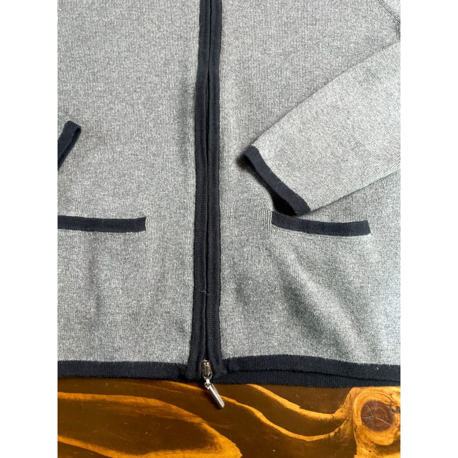 Vintage Casual Corner Annex Sweater Cardigan Full Zip Womens Medium Gray Size M / US 6-8 / IT 42-44 - 3 Thumbnail