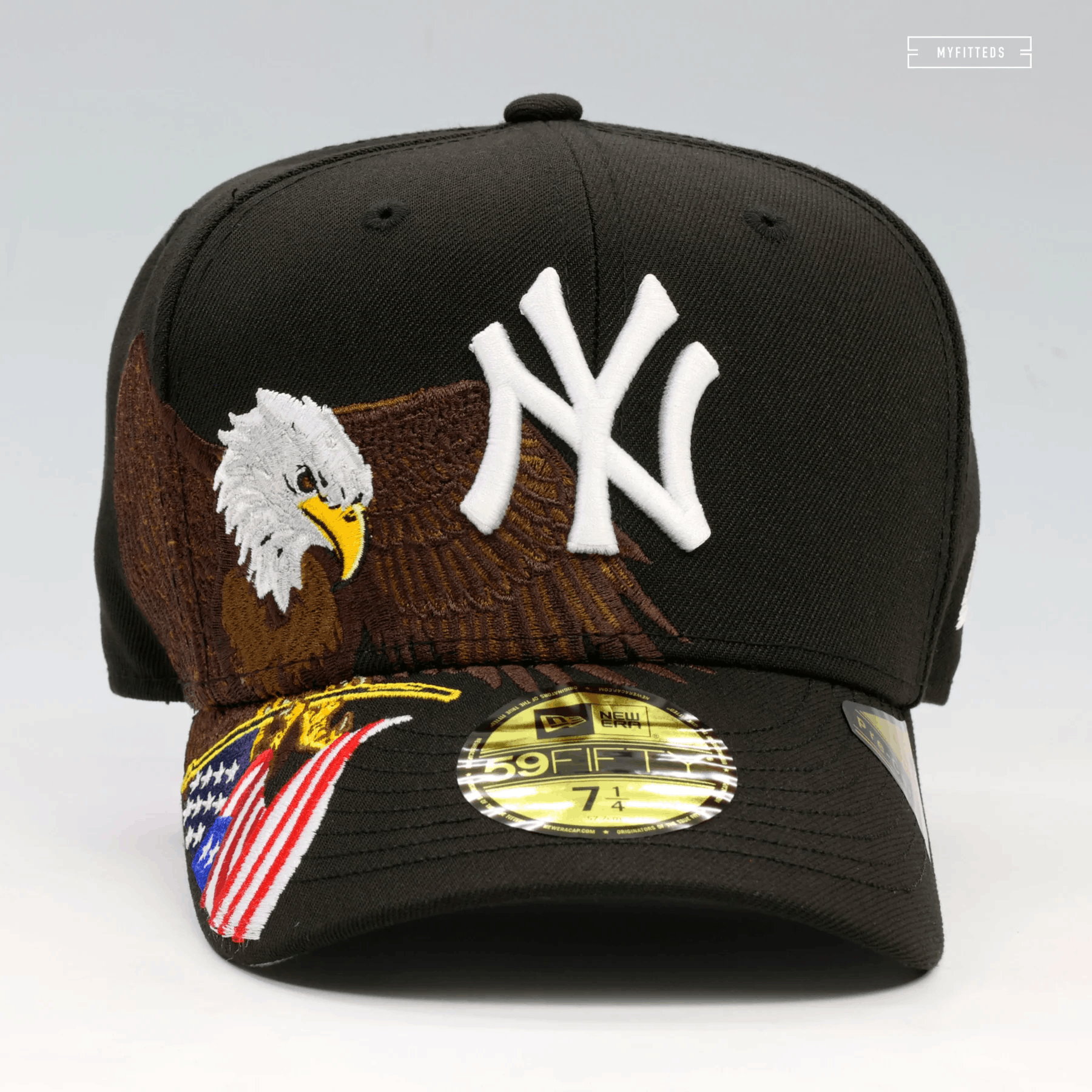 MLB × New Era × Supreme SIZE 8 NEW YORK YANKEES BALD EAGLE NEW ERA FITTED CAP Size ONE SIZE - 2 Thumbnail