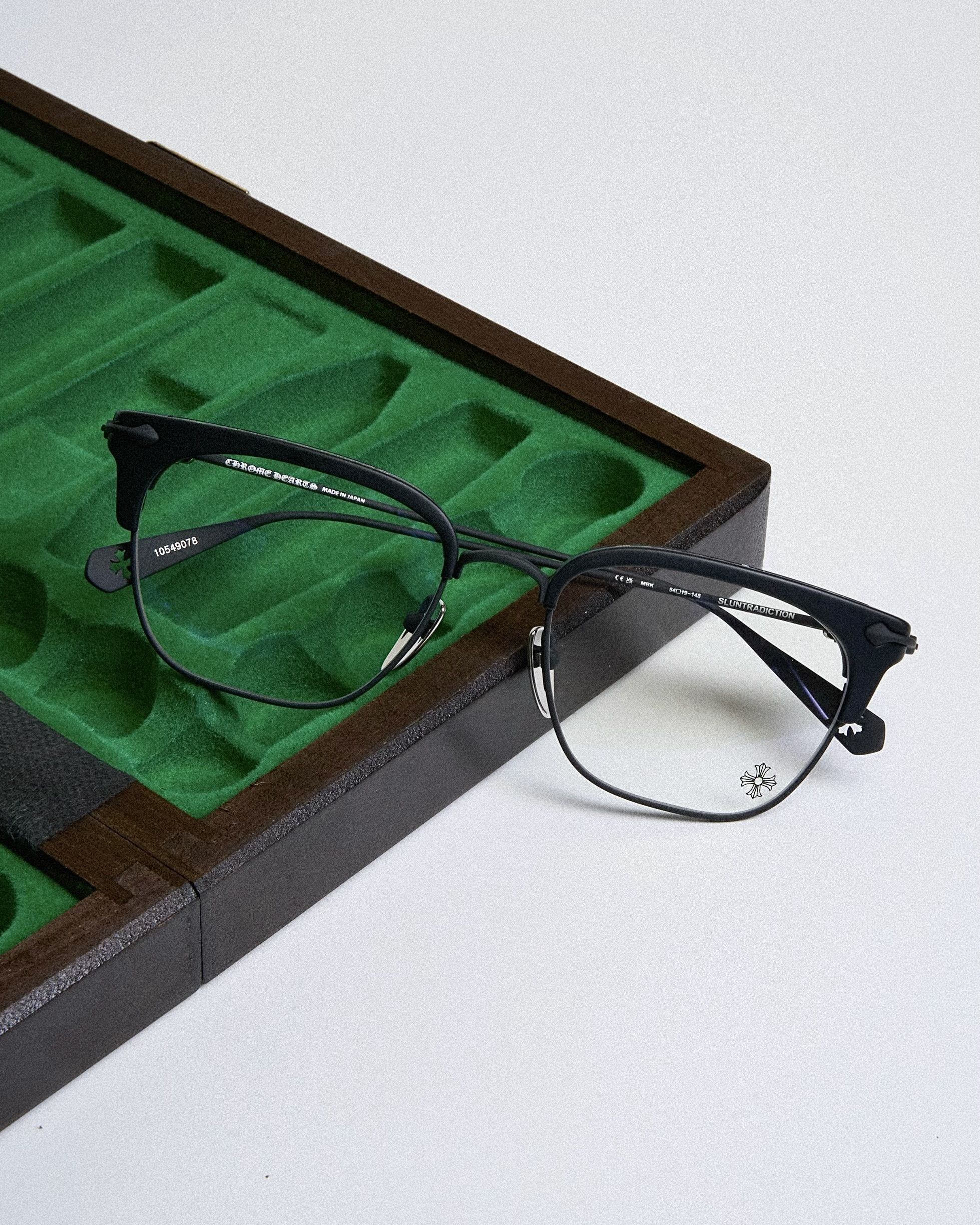 Chrome Hearts CHROME HEARTS SLUNTRADICTION (54) MBK GLASSES Size ONE SIZE - 9 Thumbnail