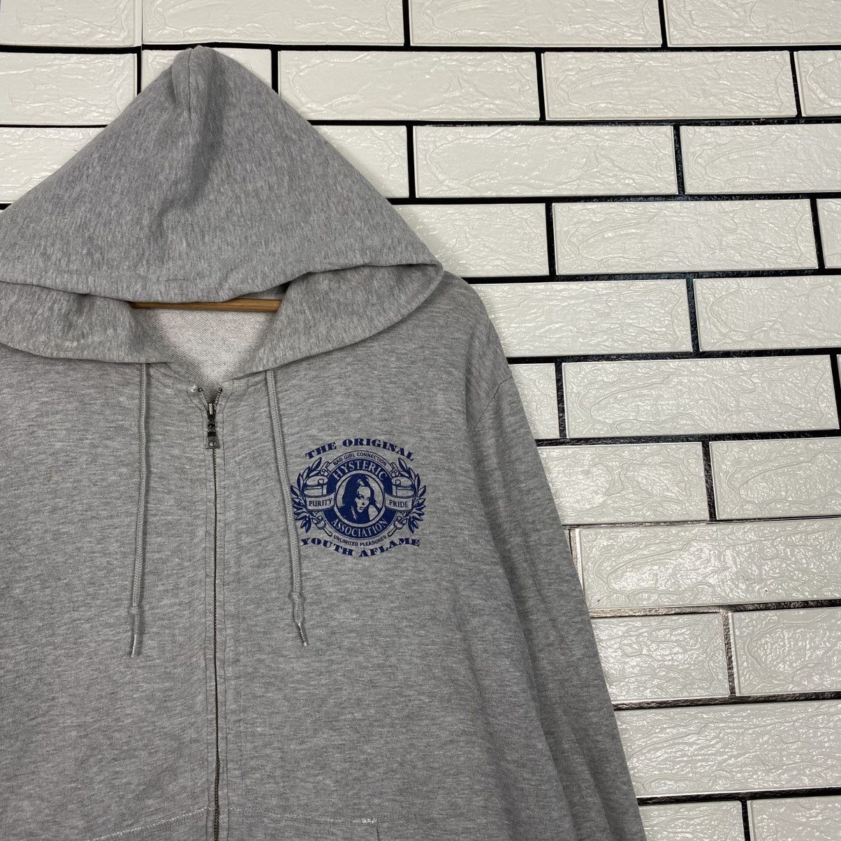 Hysteric Glamour 📌Zipper Hoodie Youth Aflame Hysteric Glamour Big Logo Size US L / EU 52-54 / 3 - 8 Thumbnail