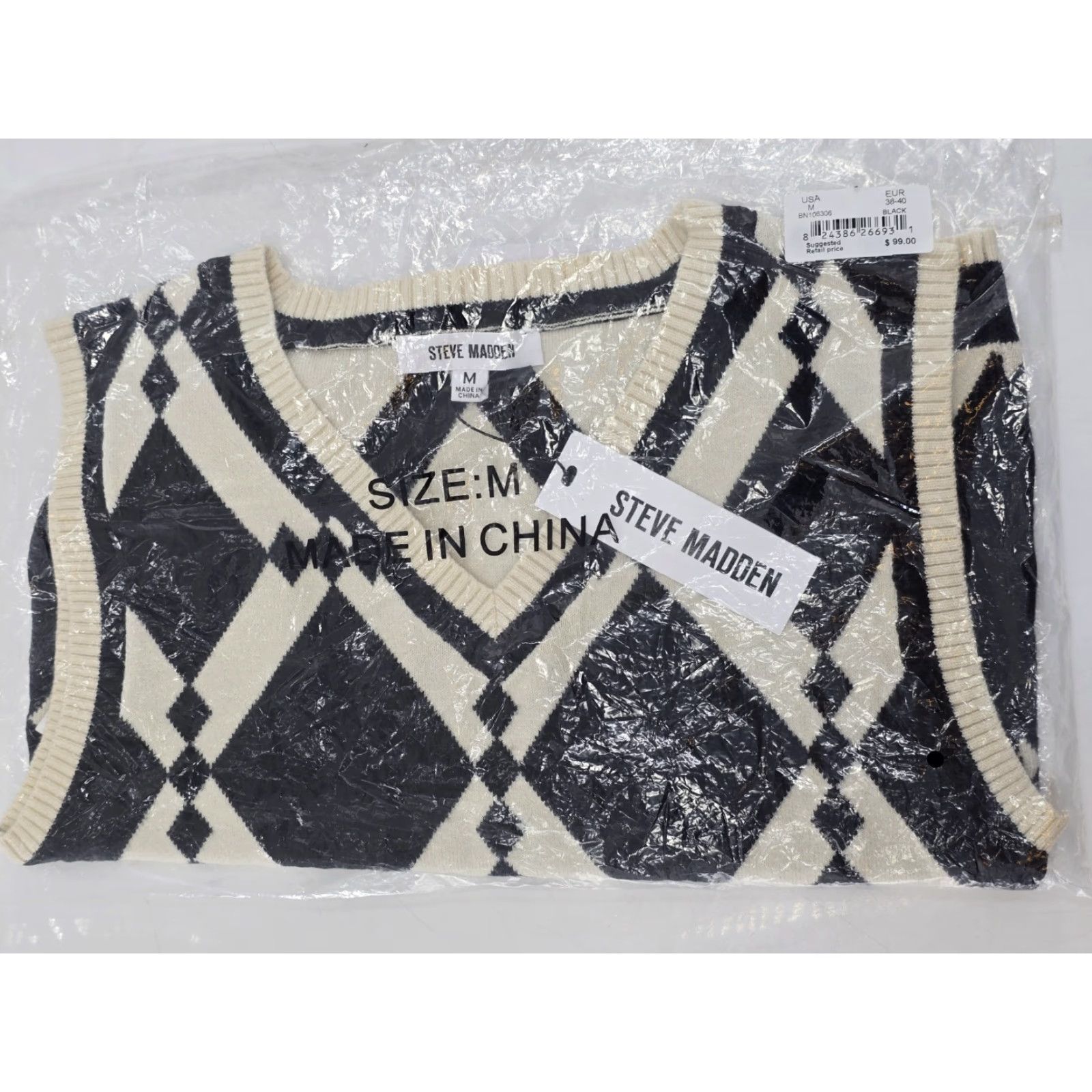 Steve Madden Steve Madden Sweater Vest - Women’s Siren - Size M - Black - NWT Size M / US 6-8 / IT 42-44 - 2 Thumbnail
