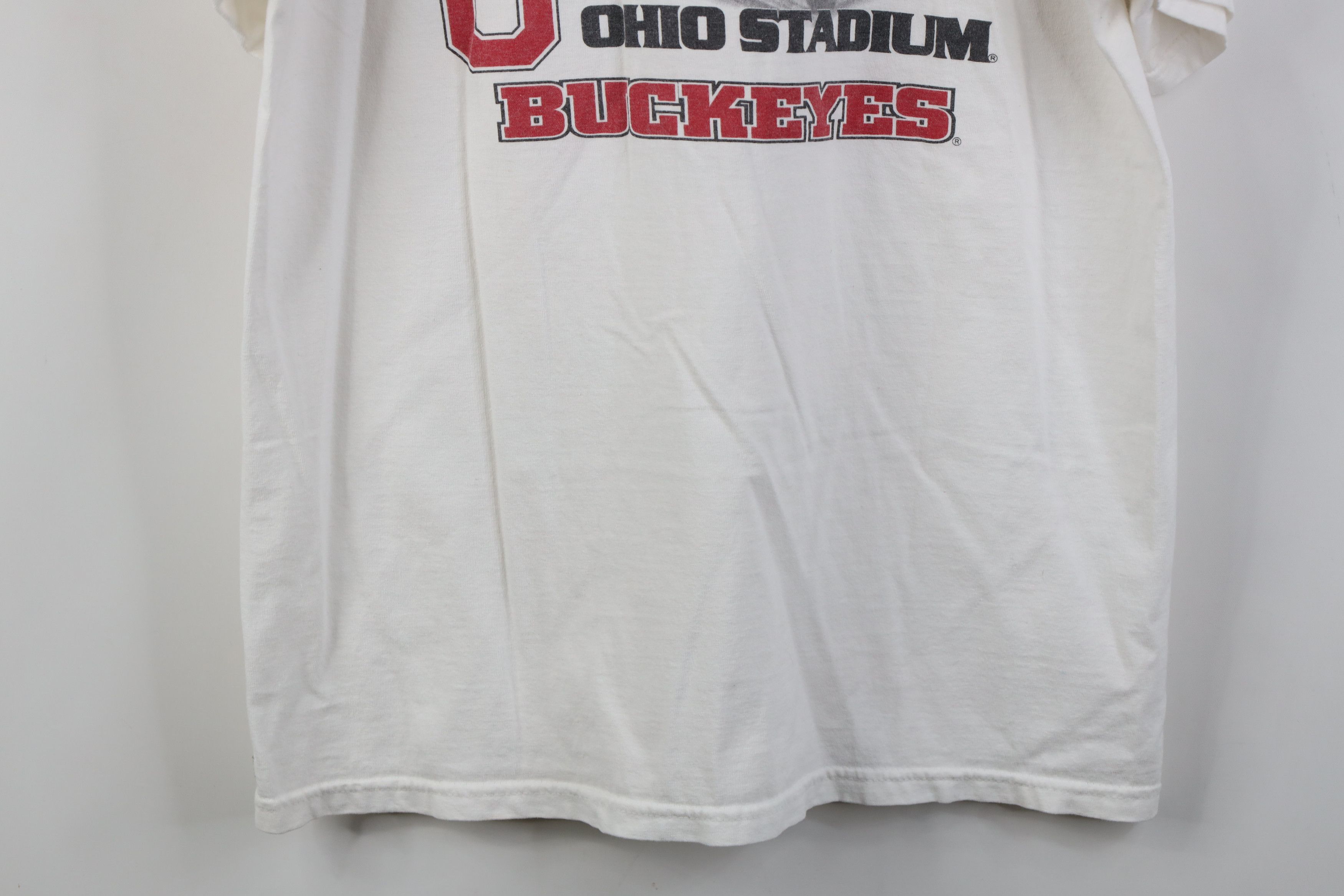 Vintage Vintage 90s Ohio State University Football Stadium T-Shirt Size US L / EU 52-54 / 3 - 14 Thumbnail