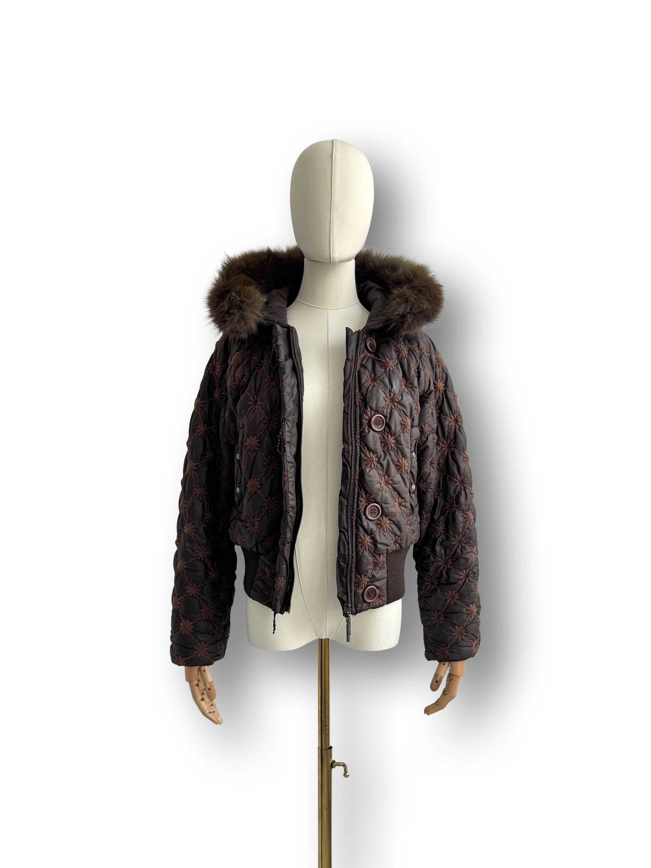 Vintage Y2K Cropped Jacket(V346) Size S / US 4 / IT 40 - 4 Thumbnail