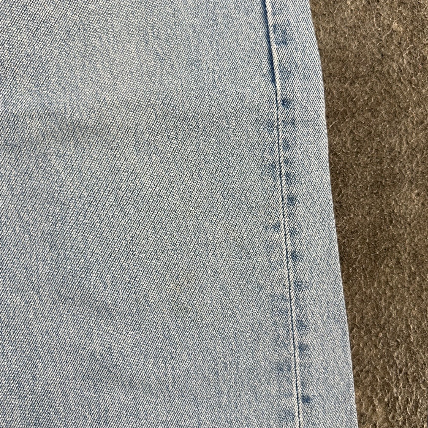 Levi's VINTAGE Levi's 501 Jeans Men 38x34 Light Wash Blue Straight Regular distress USA 90s Levi's 500 Series Mens Jeans 38x34 Size US 38 / EU 54 - 4 Thumbnail