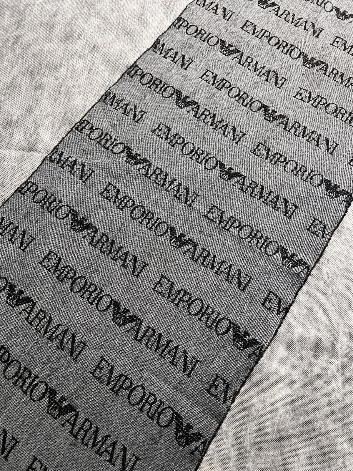 Emporio Armani Emporio Armani Monogram Scarf Size ONE SIZE - 7 Thumbnail