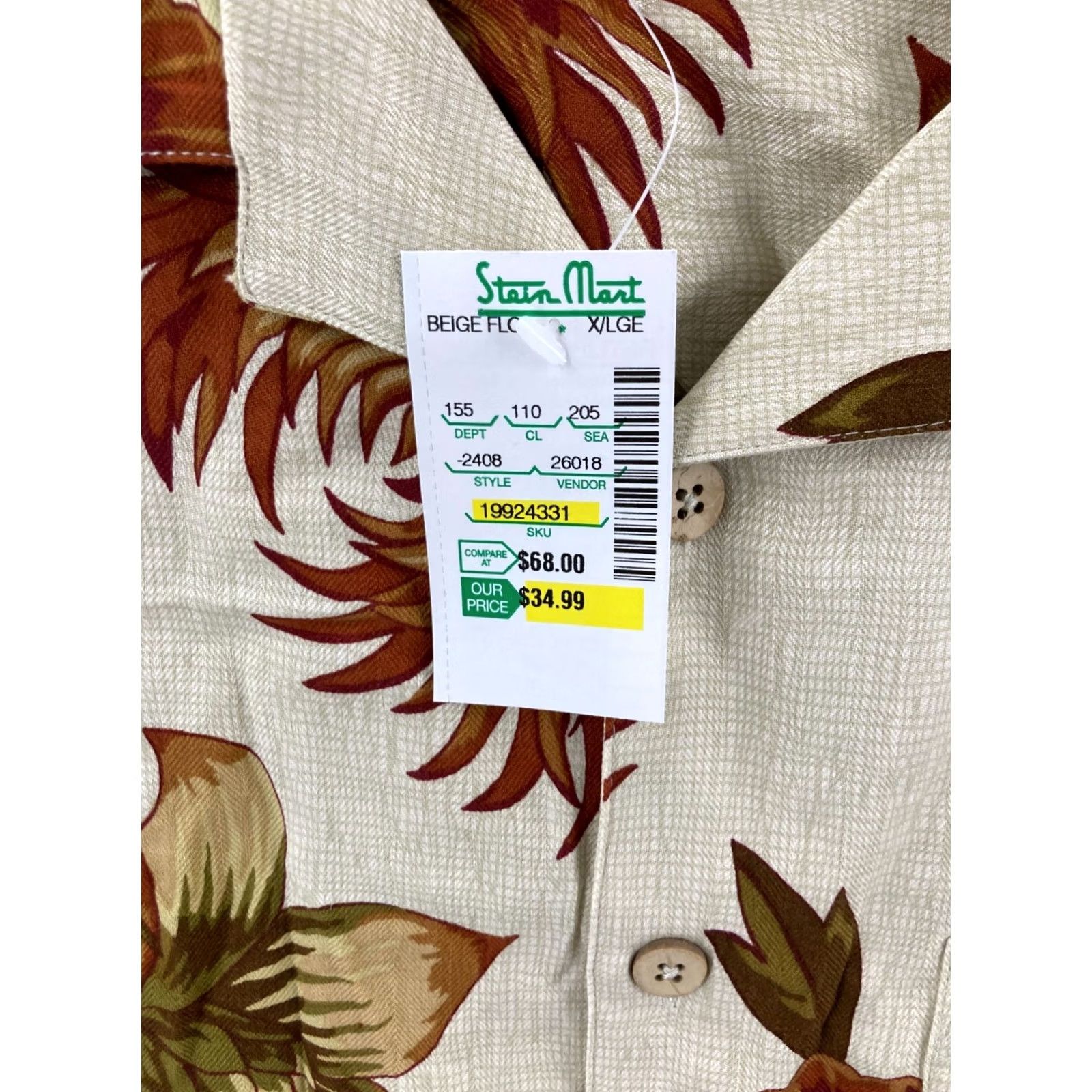 Vintage VINTAGE Island Republic Shirt Mens XL Life Button Up Camp Shirt Hawaii NWT Size US XL / EU 56 / 4 - 7 Thumbnail