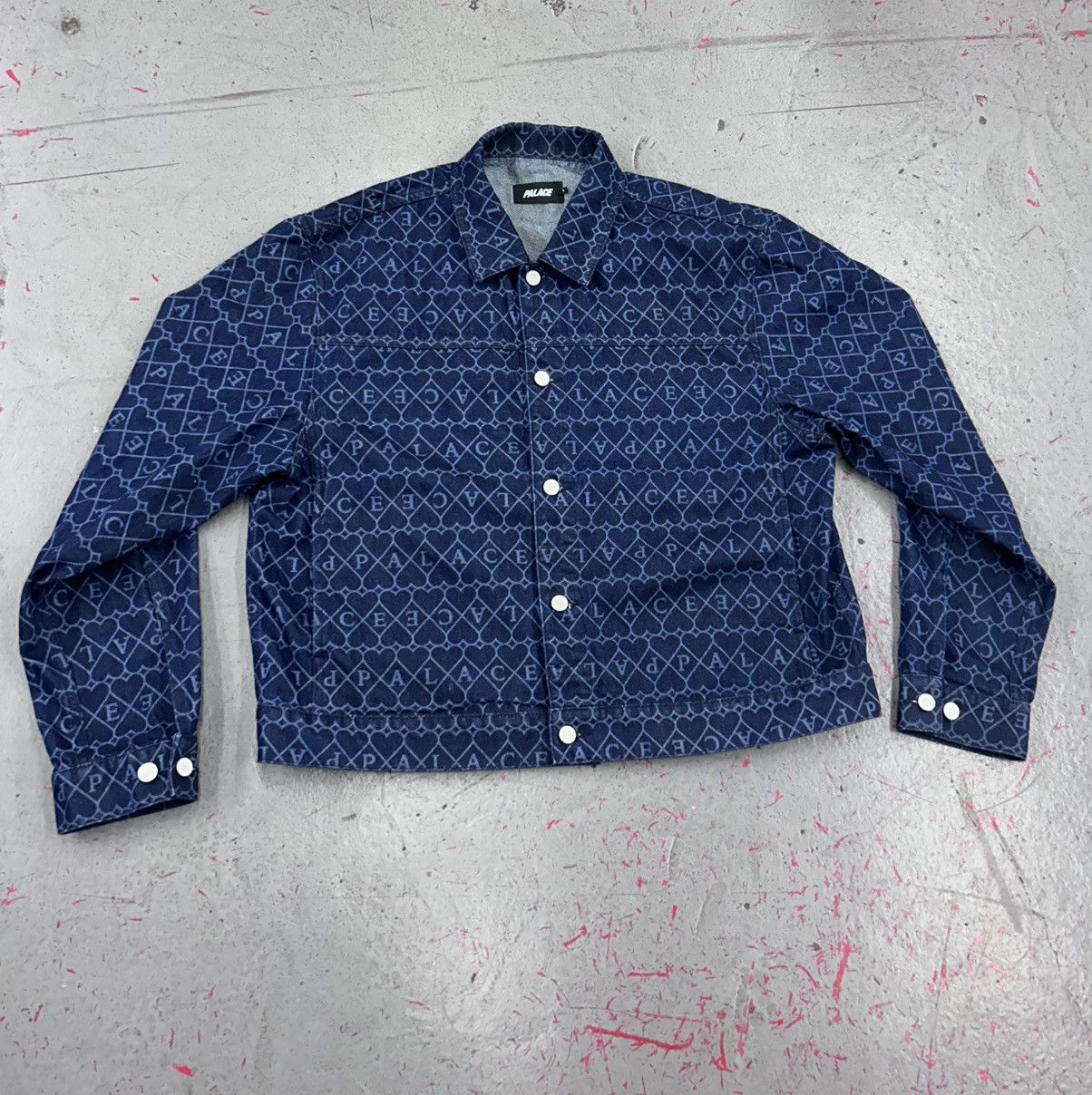 Palace Palace Heart Denim Jacket Size Large Size US L / EU 52-54 / 3 - 1 Thumbnail