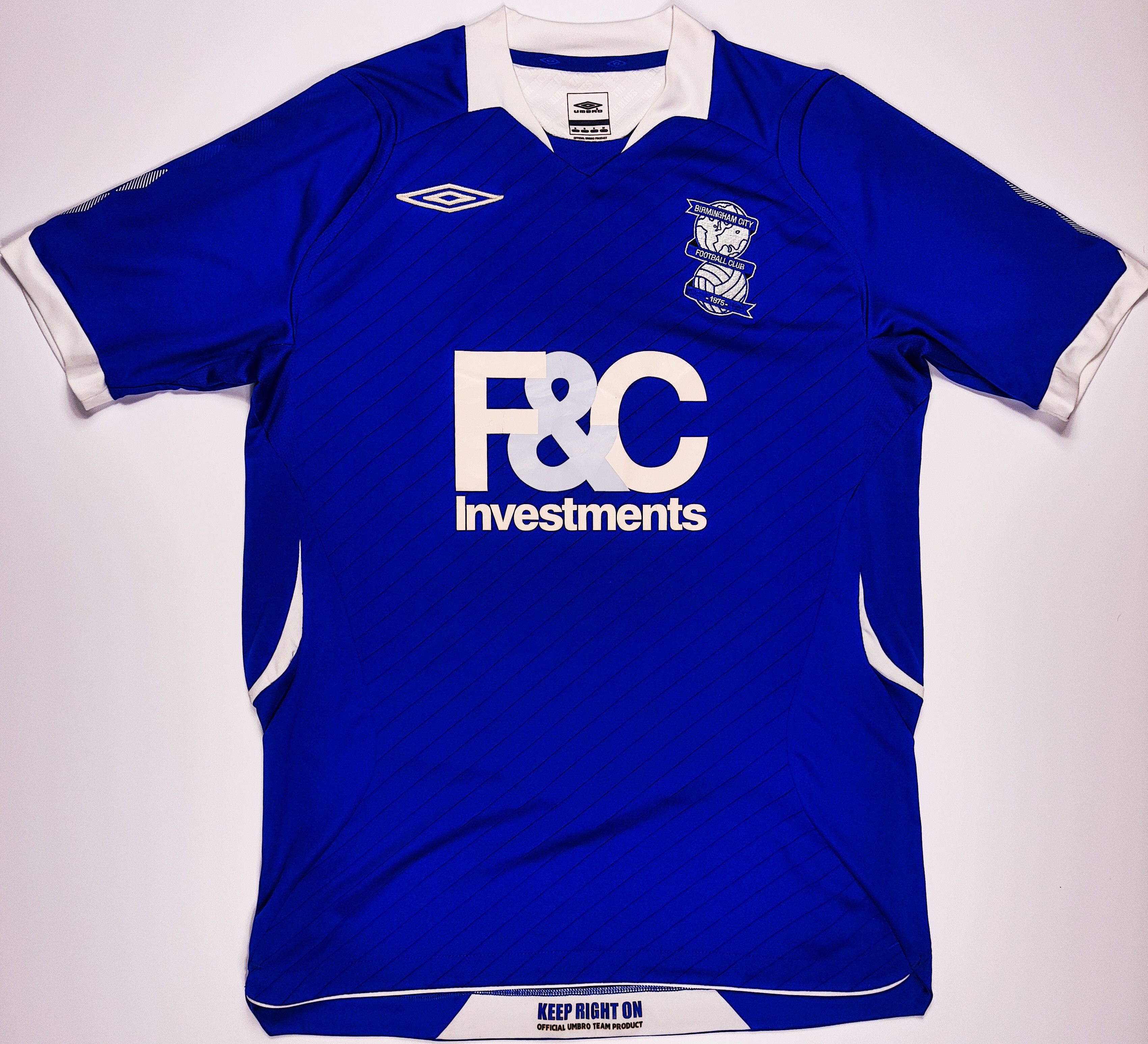 Umbro Birmingham City Umbro 2008 2009 Home Shirt Kit Jersey Size US S / EU 44-46 / 1 - 1 Thumbnail