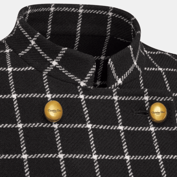 Dior o1w1db11225 450V55 Short-Sleeved Jacket in Black/White Size S / US 4 / IT 40 - 3 Thumbnail