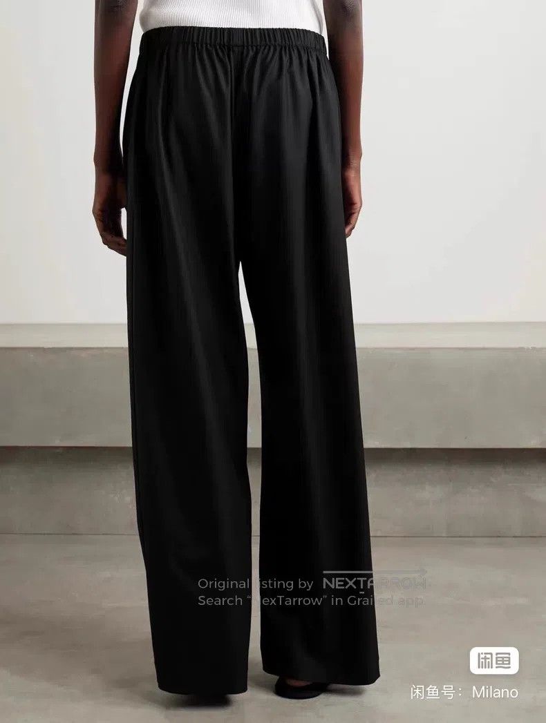 The Row The Row size XS Black Wide Leg Pants Size 23" - 1 Thumbnail