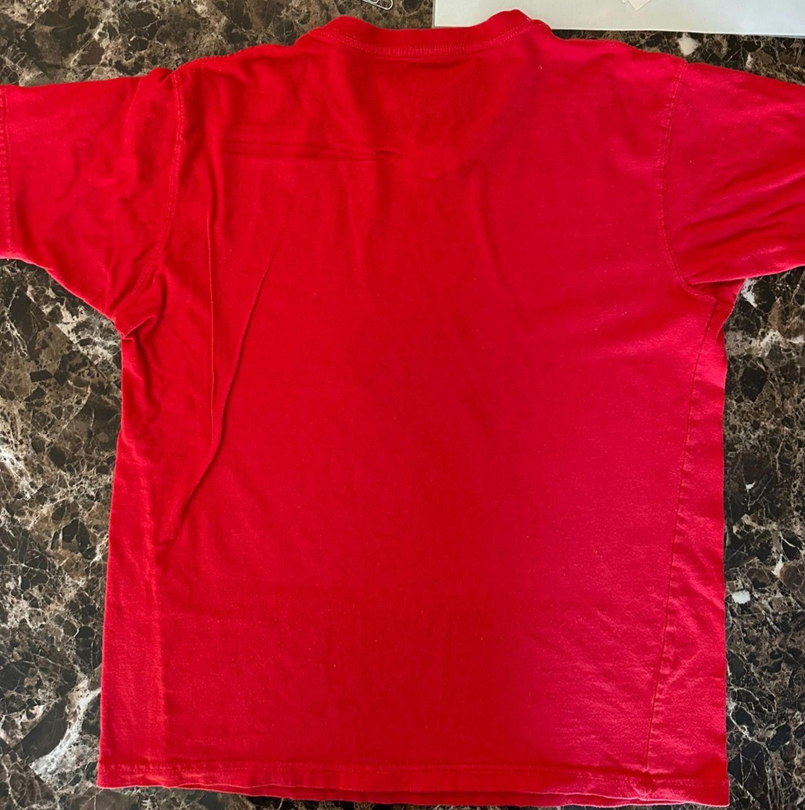 The Unbranded Brand Men’s Large Graphic Tee – Evil Clown, Red V-Nec Size US L / EU 52-54 / 3 - 6 Thumbnail
