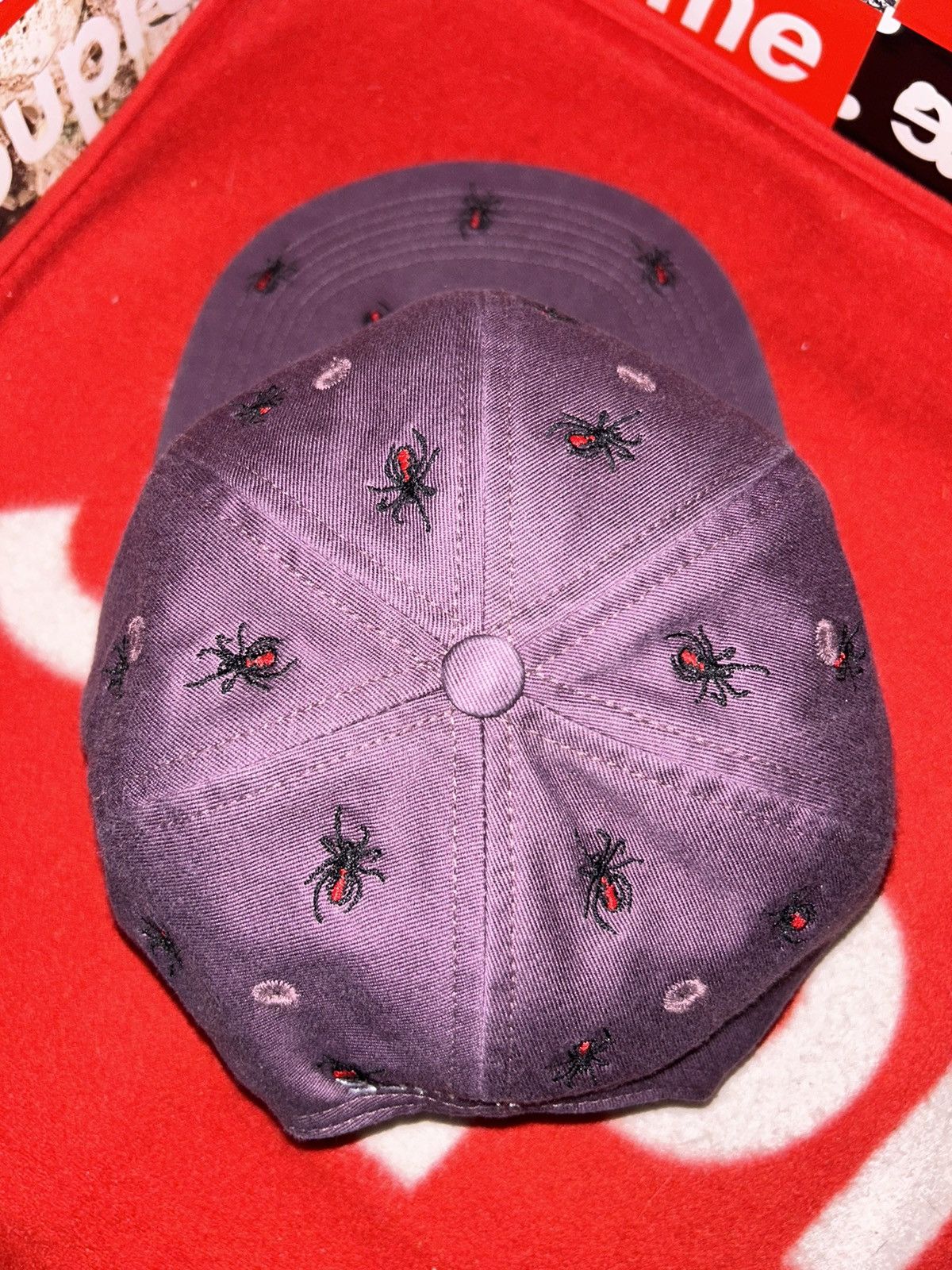 Supreme Supreme Embroidered Spiders 6 Panel Adjustable Cap FW16 Size ONE SIZE - 4 Thumbnail
