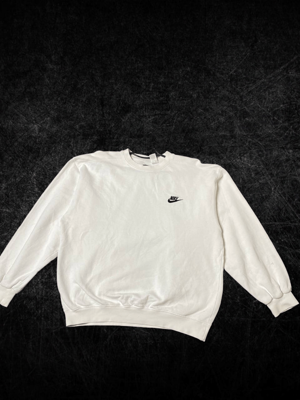 Nike Logo Nike Y2K White Sweatshirt Streetwear Size US M / EU 48-50 / 2 - 1 Thumbnail