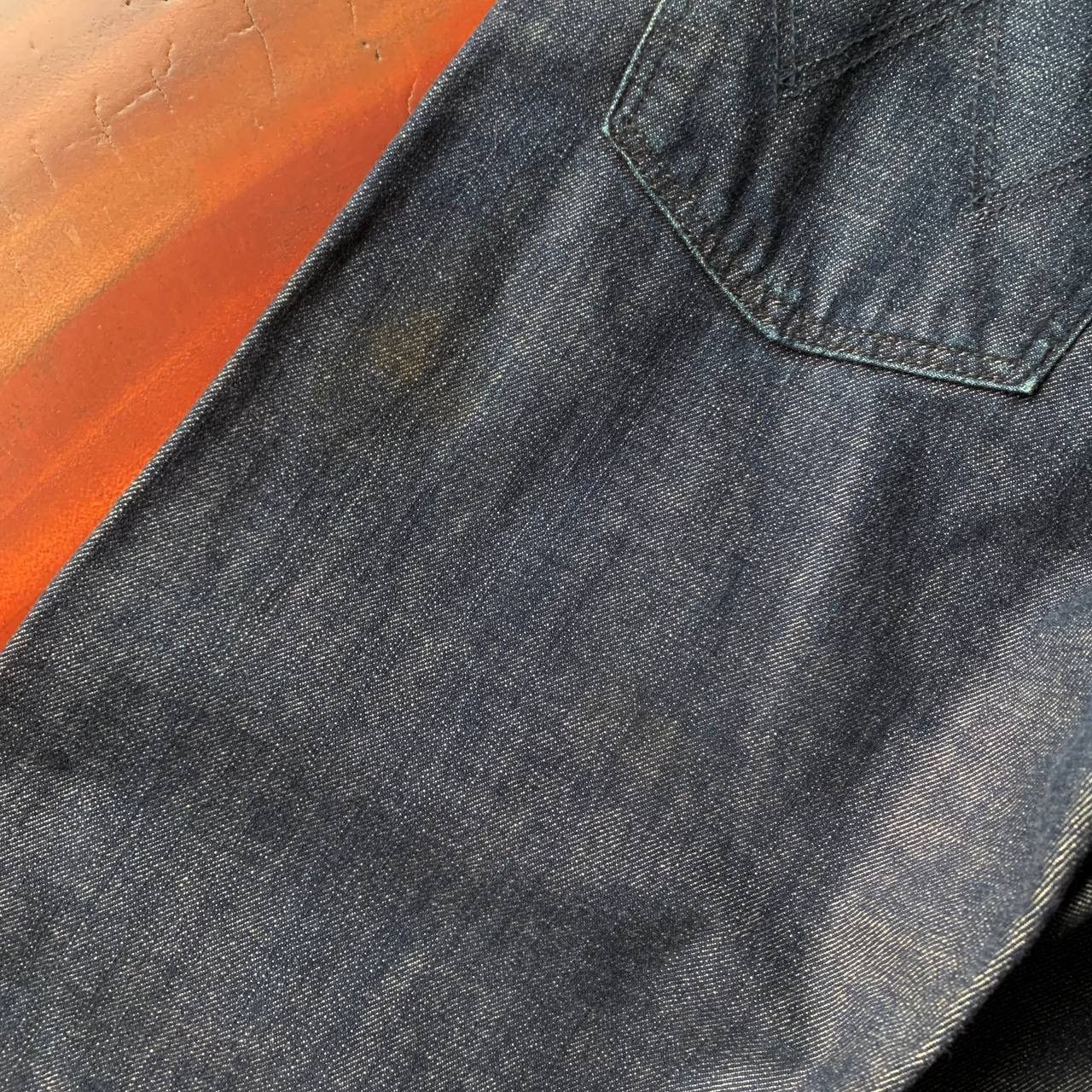N.Hoolywood N.Hoolywood X Wrangler Blue Bell’s Dark Blue Denim Pants Size US 31 - 11 Thumbnail