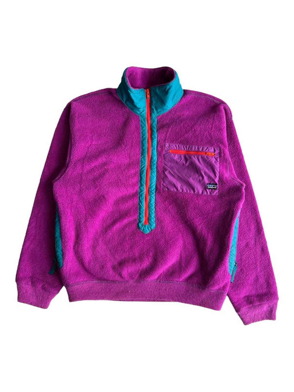 Patagonia 1980s Patagonia Retro X Pocket Half Zipper Fleece Sweater Size US S / EU 44-46 / 1 - 2 Thumbnail