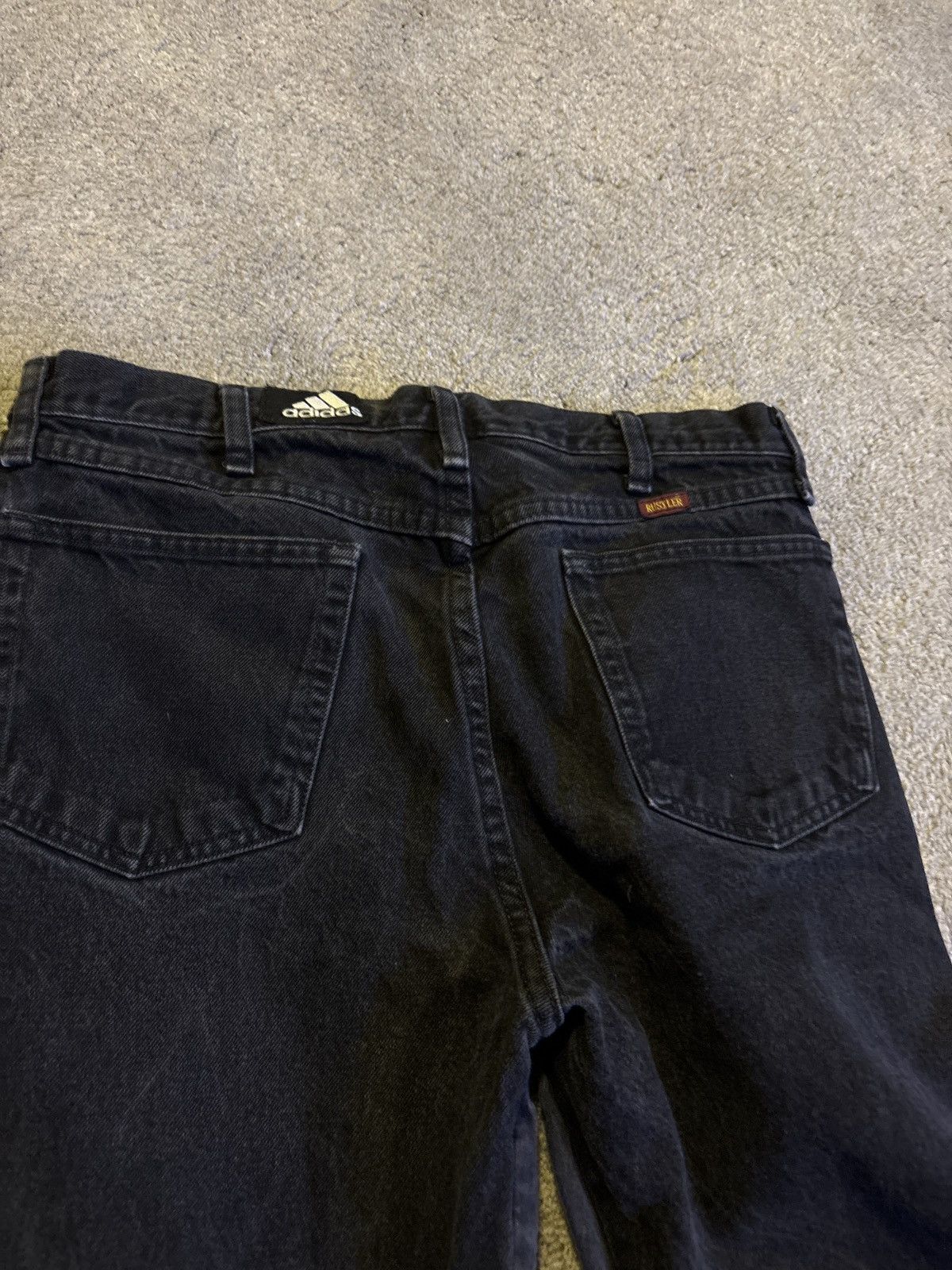 Other Custom balenciaga flared strip jeans Size US 29 - 1 Thumbnail