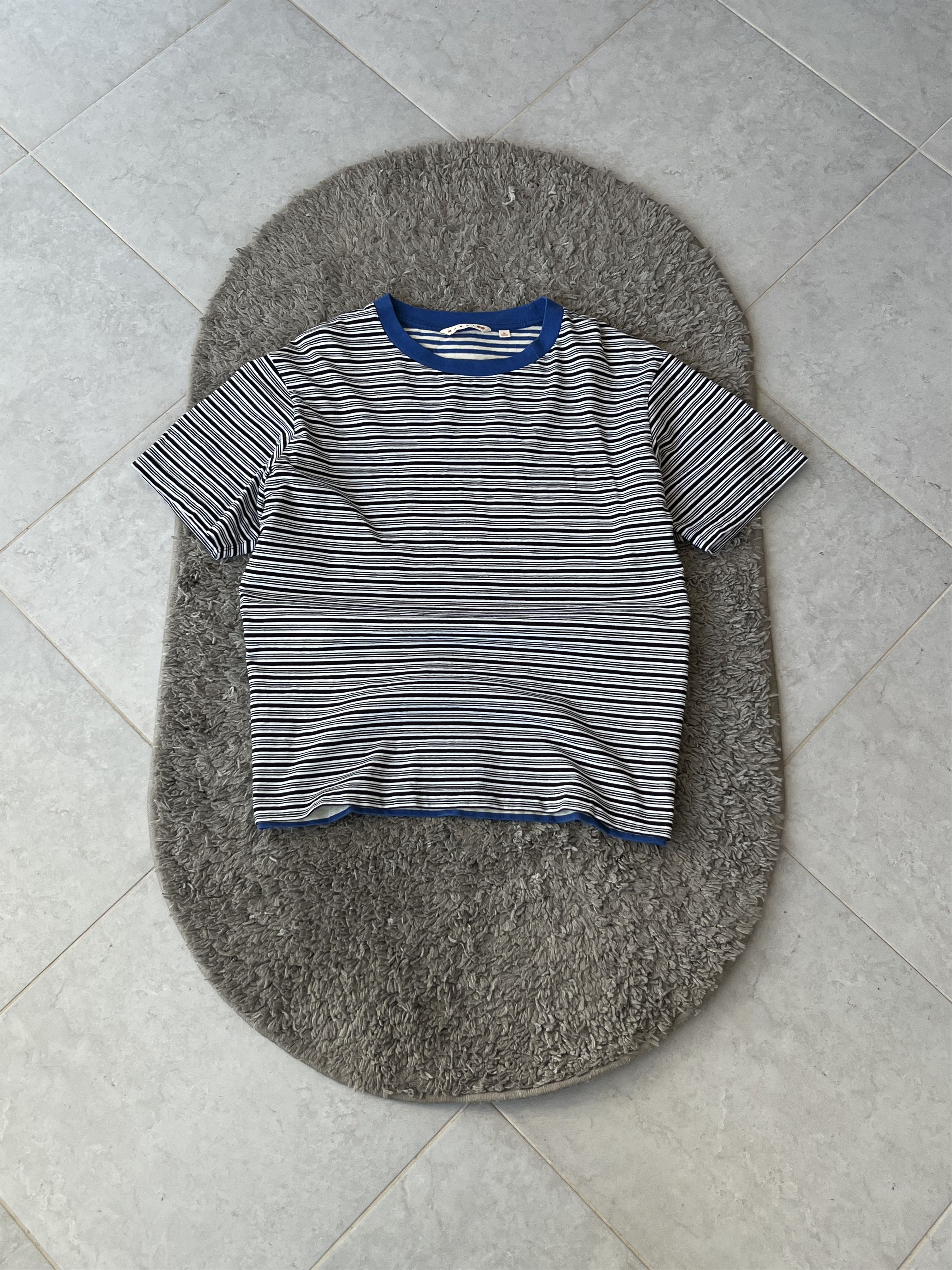 Marni MARNI x H&M Striped T-shirt Relaxed Fit White Color size M Size US M / EU 48-50 / 2 - 1 Thumbnail