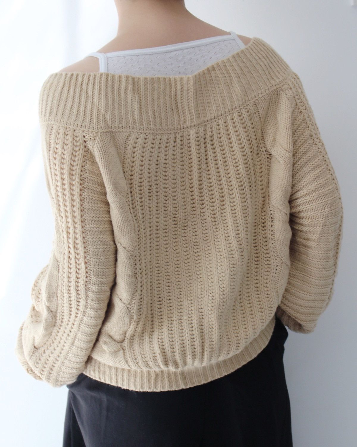 Japanese Brand × Lemaire × Our Legacy 2000S GORGE WOOL KNITWEAR Size ONE SIZE - 3 Thumbnail