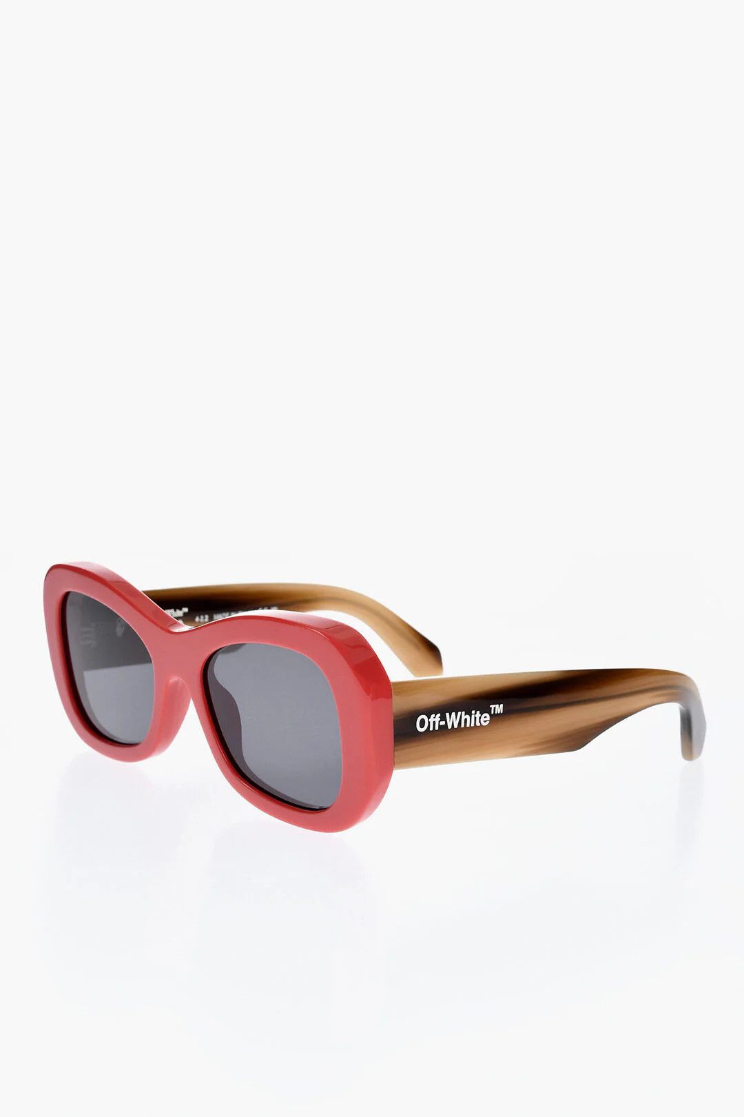 Off-White og1mm0426 Size: OS / Two-Tone Sunglasses in Brown & Red Size ONE SIZE - 2 Thumbnail