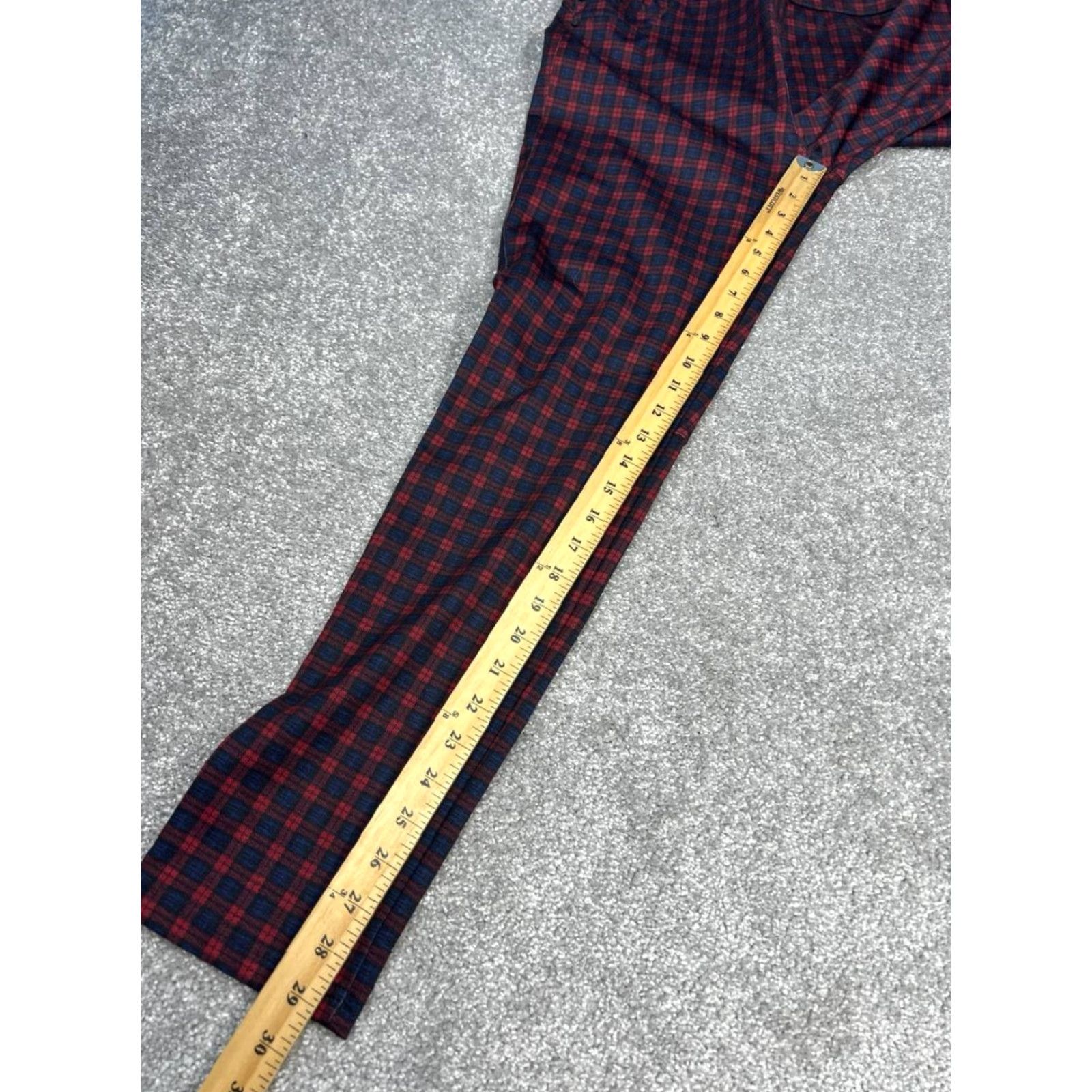 Anthropologie Anthropologie x Sanctuary Pants Women 8 Multicolor Plaid High Rise Skinny Leg Size 30" / US 8 / IT 44 - 4 Thumbnail